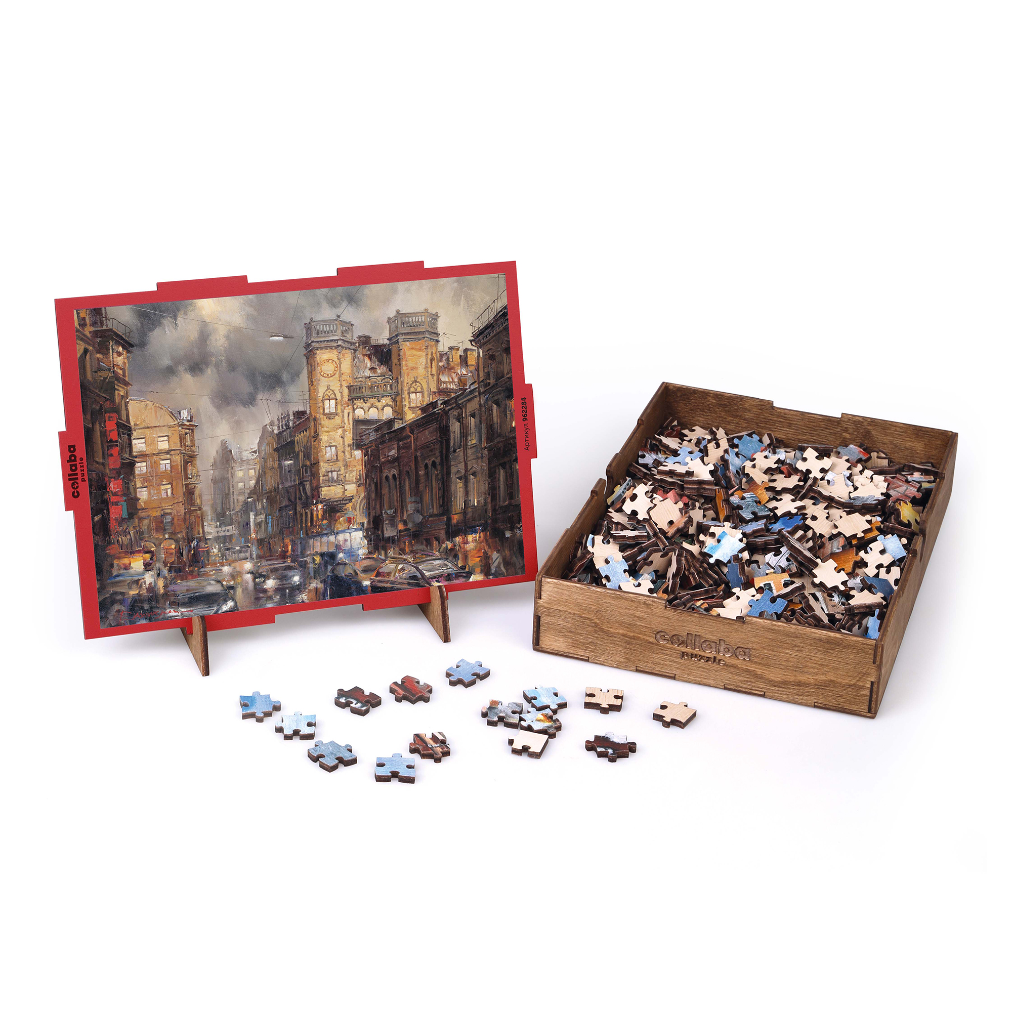 Пазл Collaba puzzle деревянный - фото 6