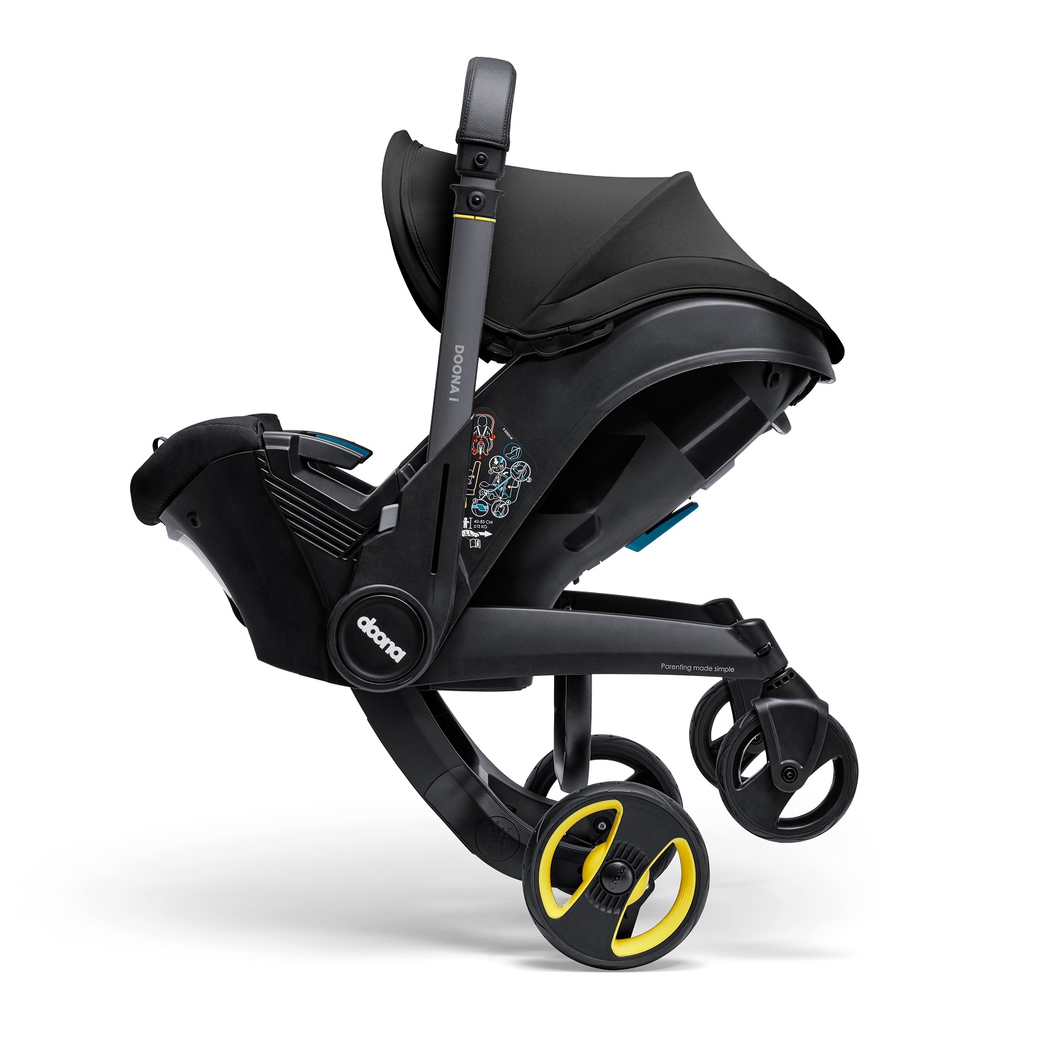 Коляска трансформер Doona i Nitro Black - фото 3