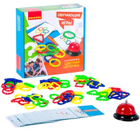 Настольная игра Bondibon для моторики Цветная цепочка