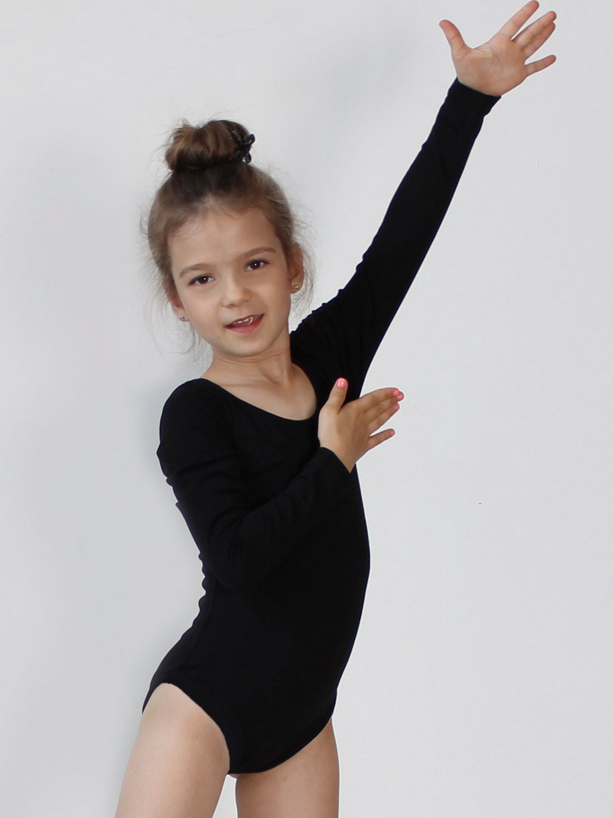 Купальник гимнастический STELLA MODA 26401._черный - фото 15