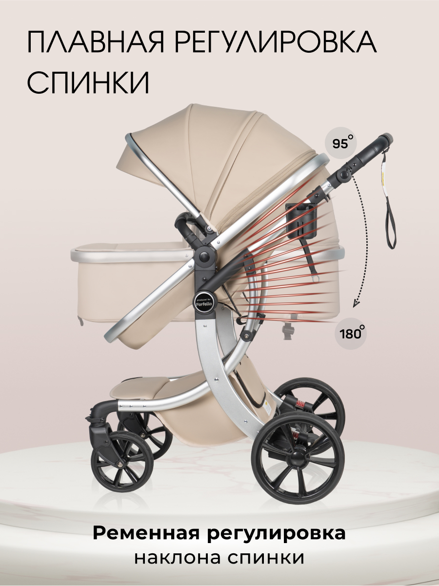 Коляска трансформер Aimile Adventurer бежевый - фото 6