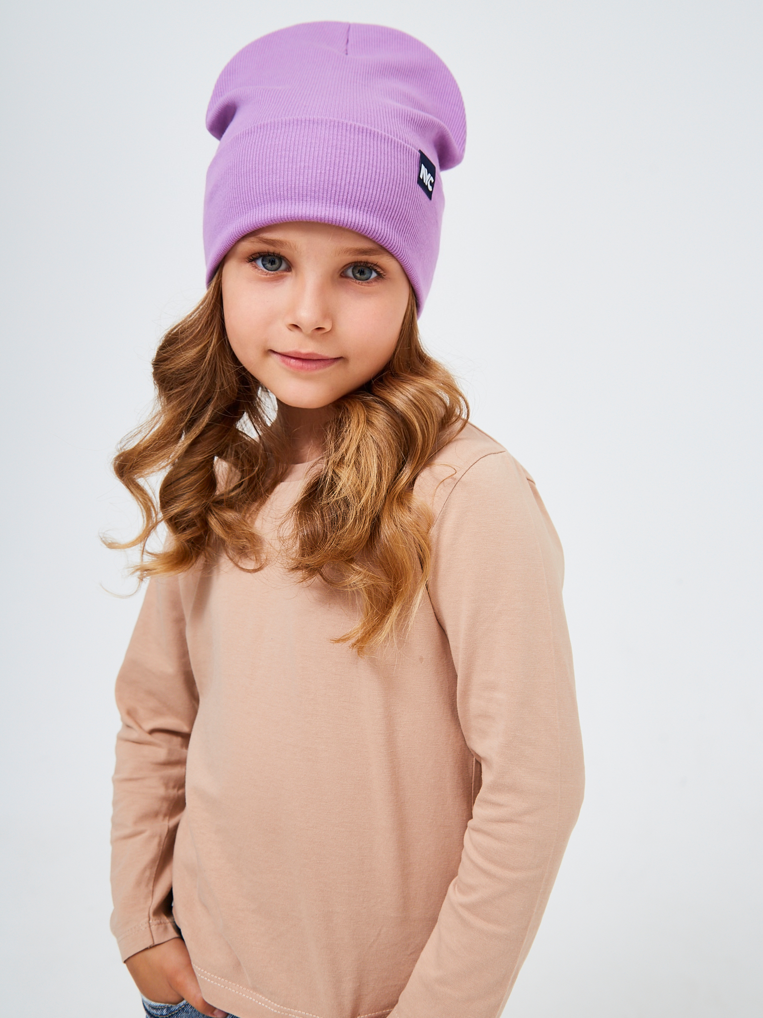 Шапка NYCkids NYC-H-070-KashG-purp - фото 9
