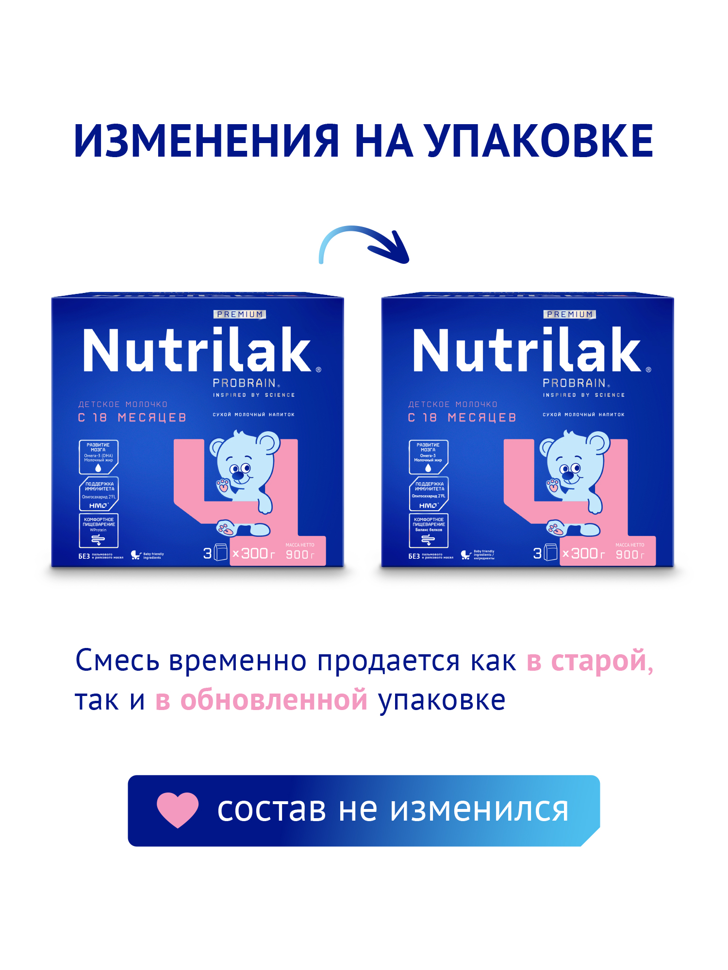 Смесь молочная Nutrilak Premium 4 900г с 18месяцев - фото 2