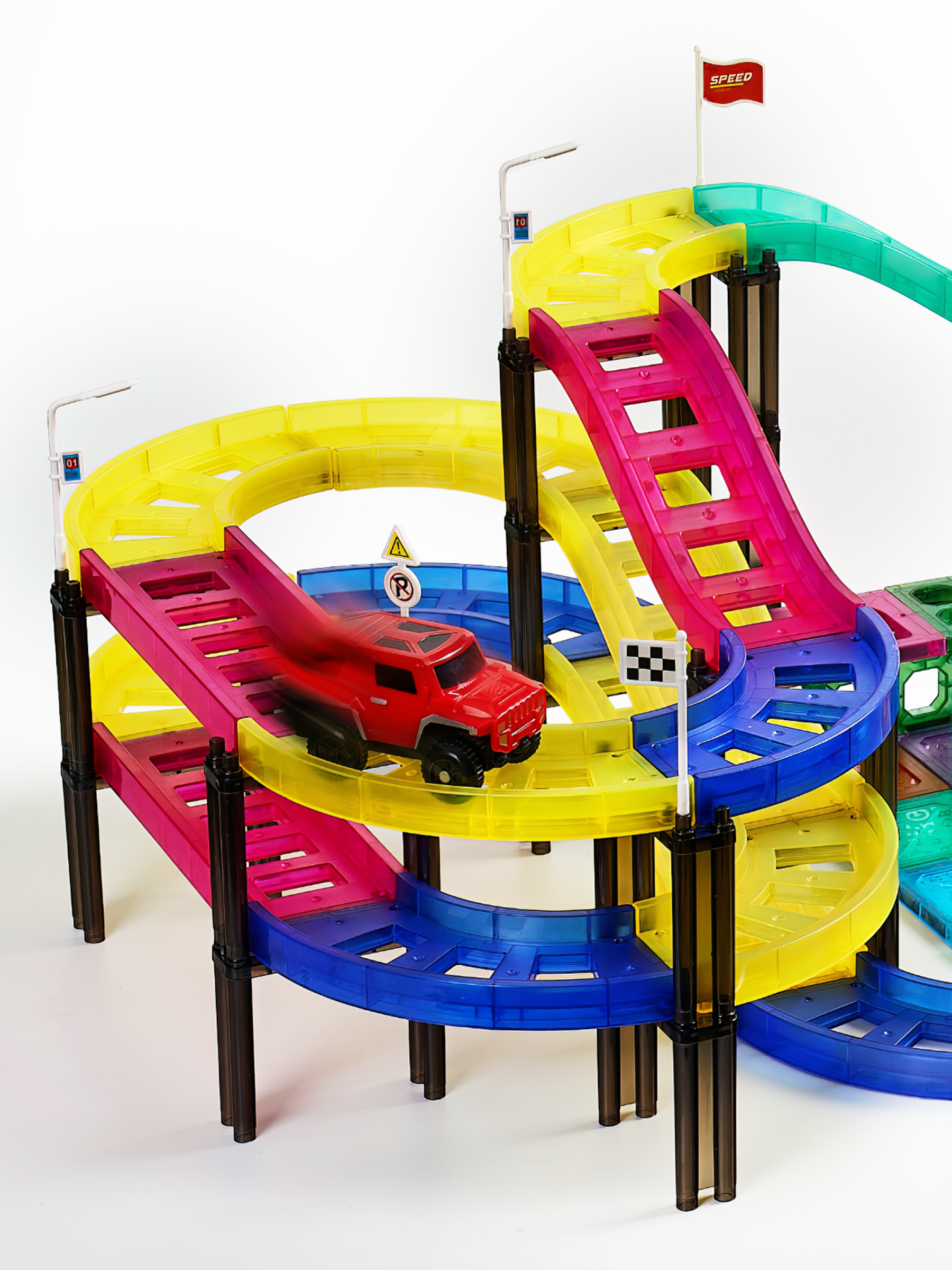 Конструктор SAYFUN toys магнитный 96 дет. - фото 14