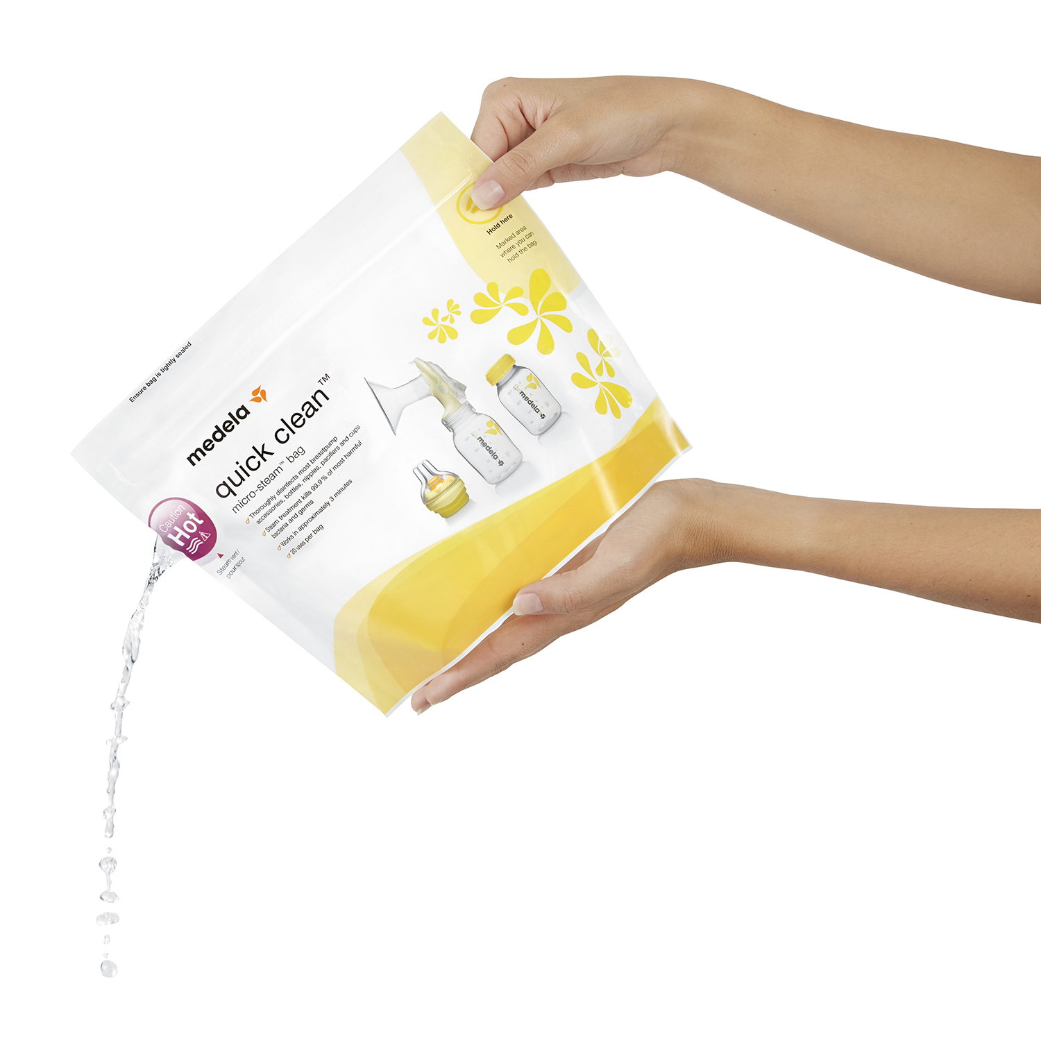 Пакеты для стерилизации Medela в СВЧ Quick Clean 5 шт - фото 6