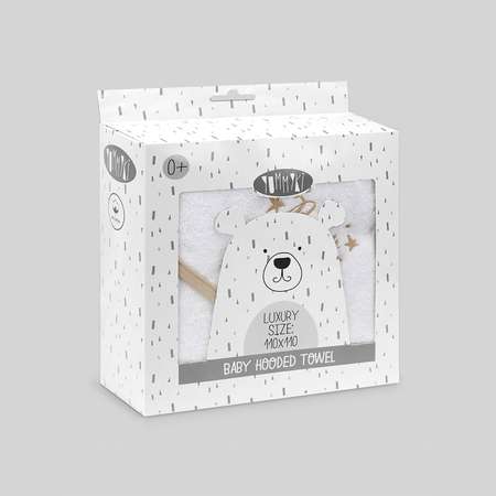 Полотенце с капюшоном YUMMYKI HT211 махровое 110х110 см