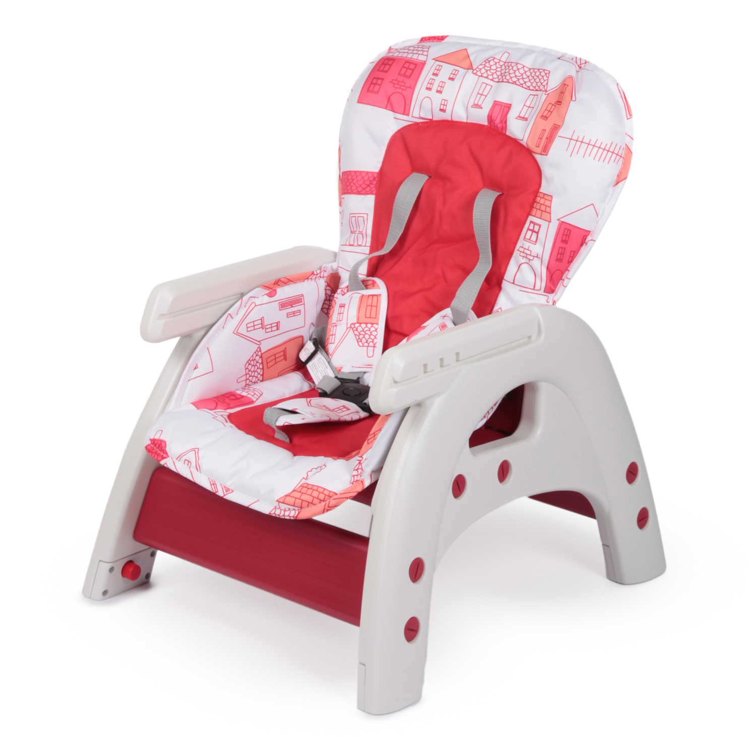 Стульчик для кормления Babyton City Red красный - фото 14