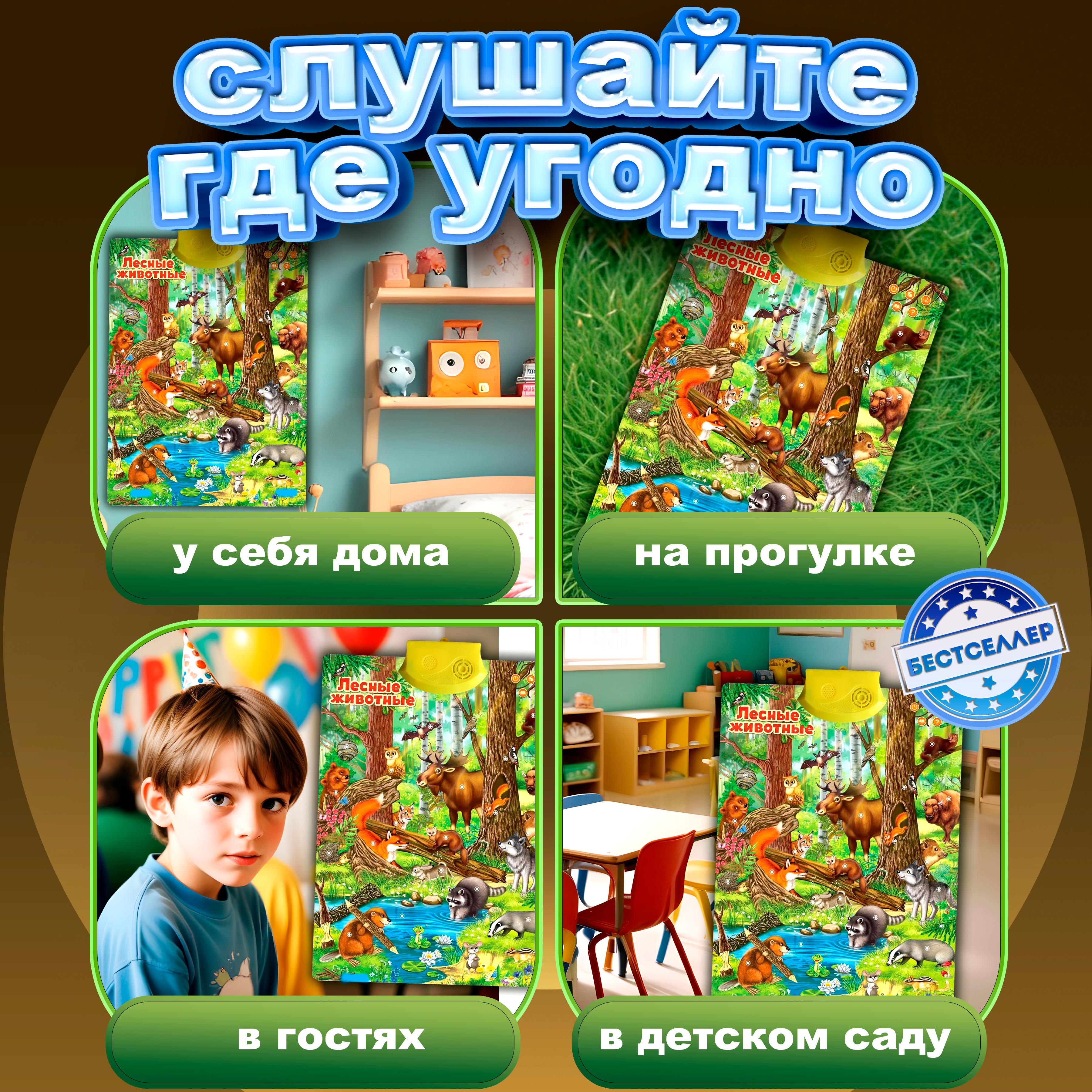 Игрушка Бестселлер развивающий центр Детская развивающая игра - фото 13