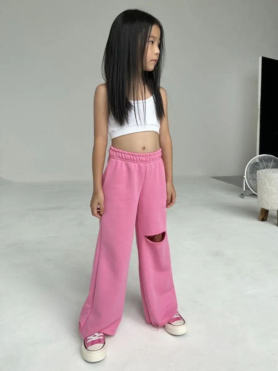 Брюки ROOMY ESSENCE STREETjog/pink - фото 1