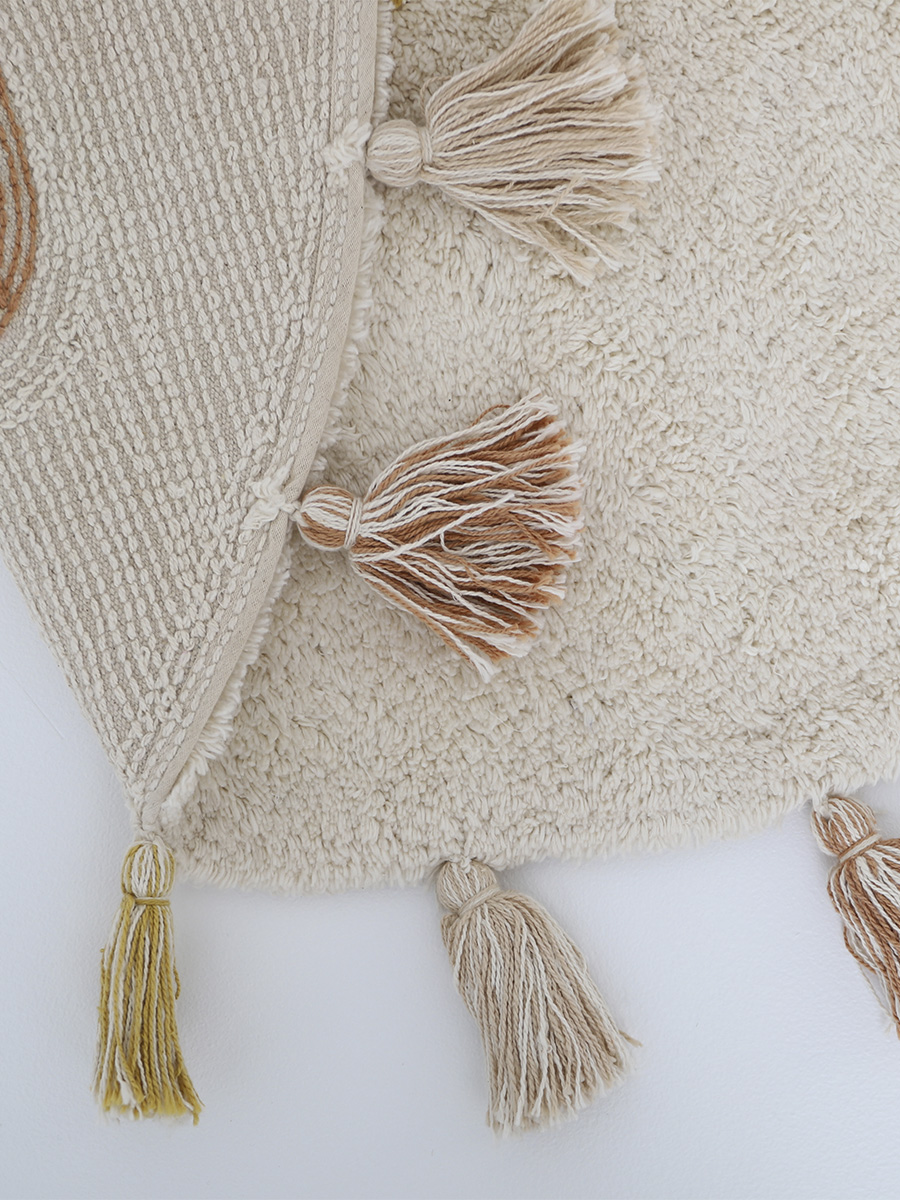 Ковёр Nattiot Радуга ириска 110 x 110 см - фото 4