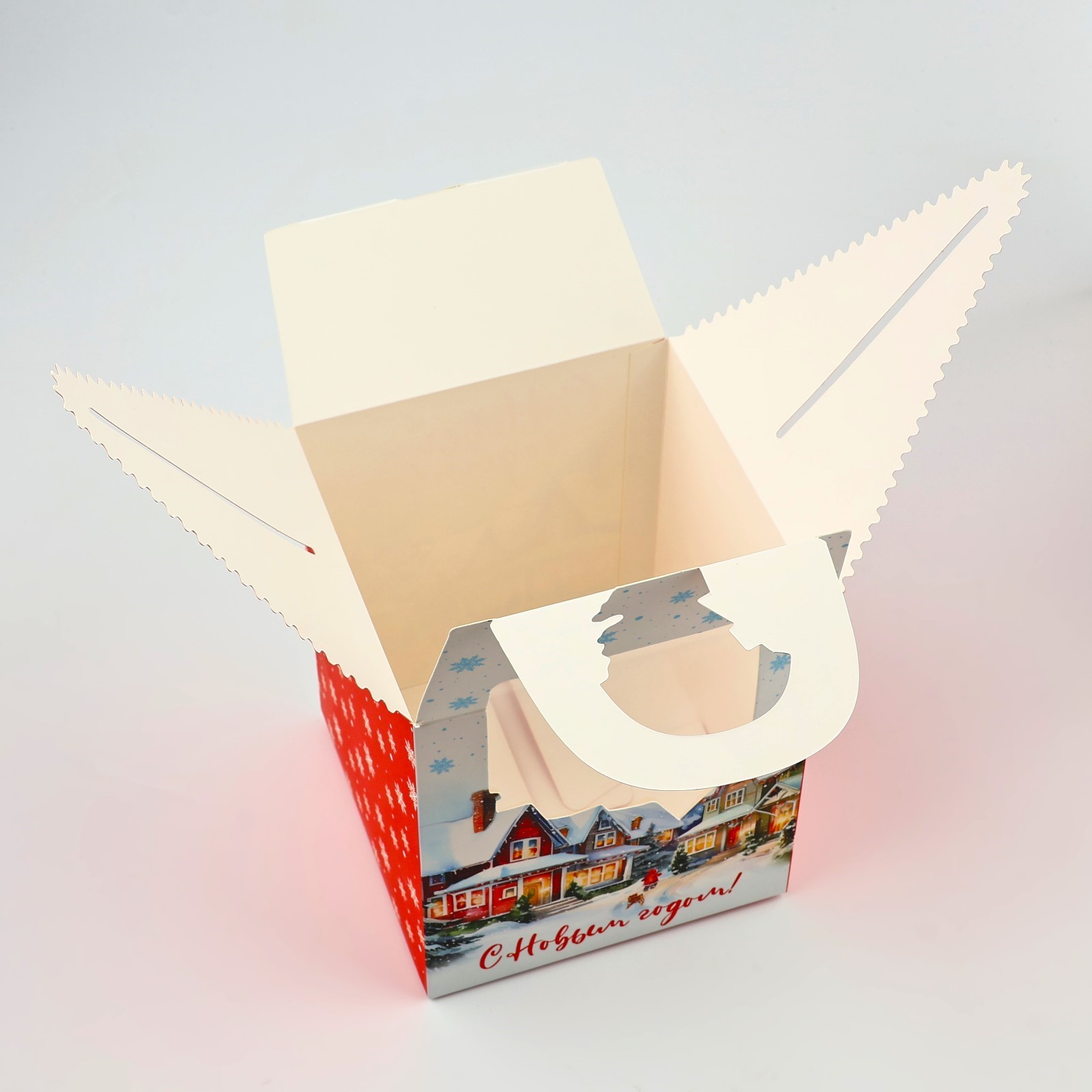 Коробка сборная Дарите Счастье "Город", 14 х 16 х 14 см - фото 5