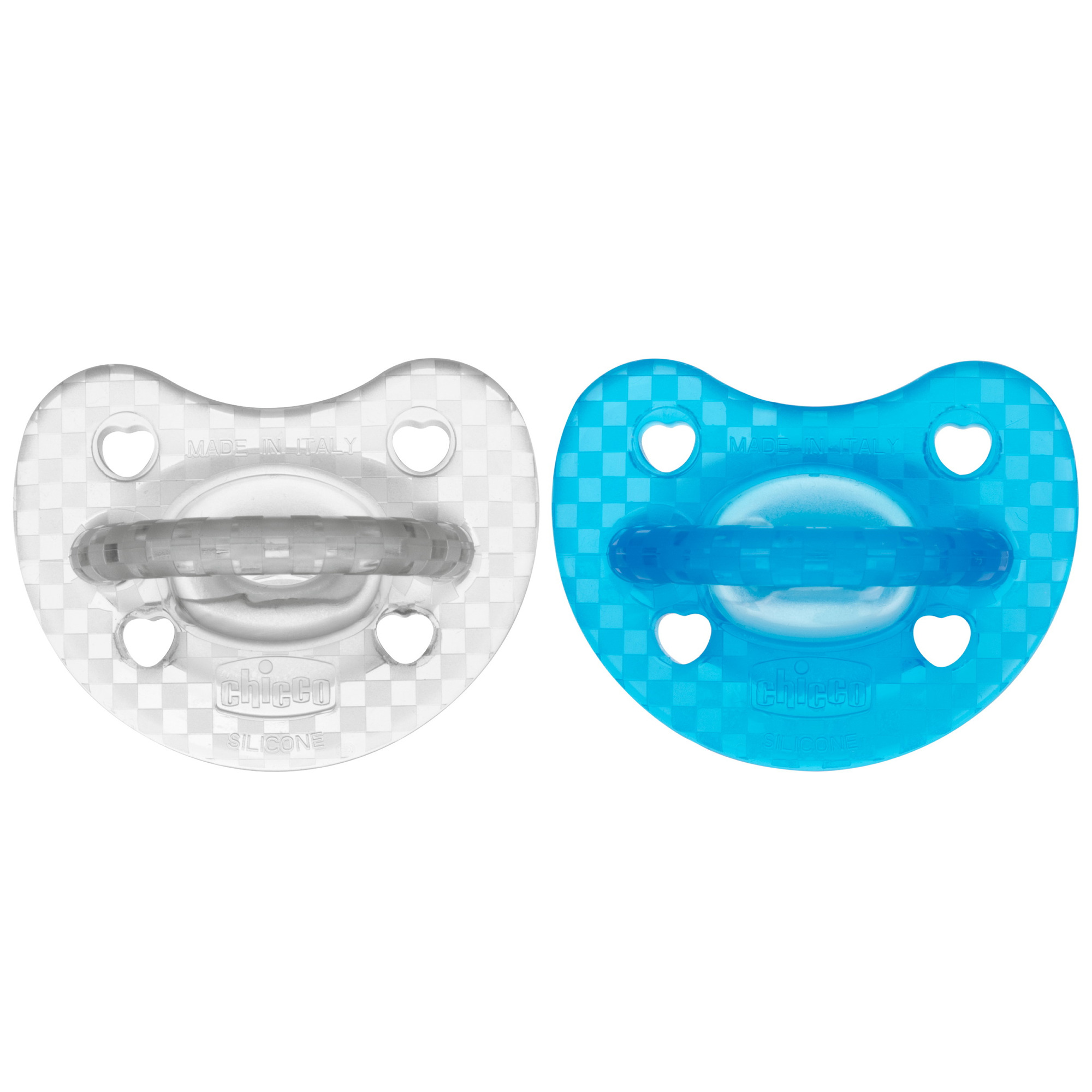 Пустышка Chicco силикон анатомическая от 18 мес. 2 шт. - фото 1