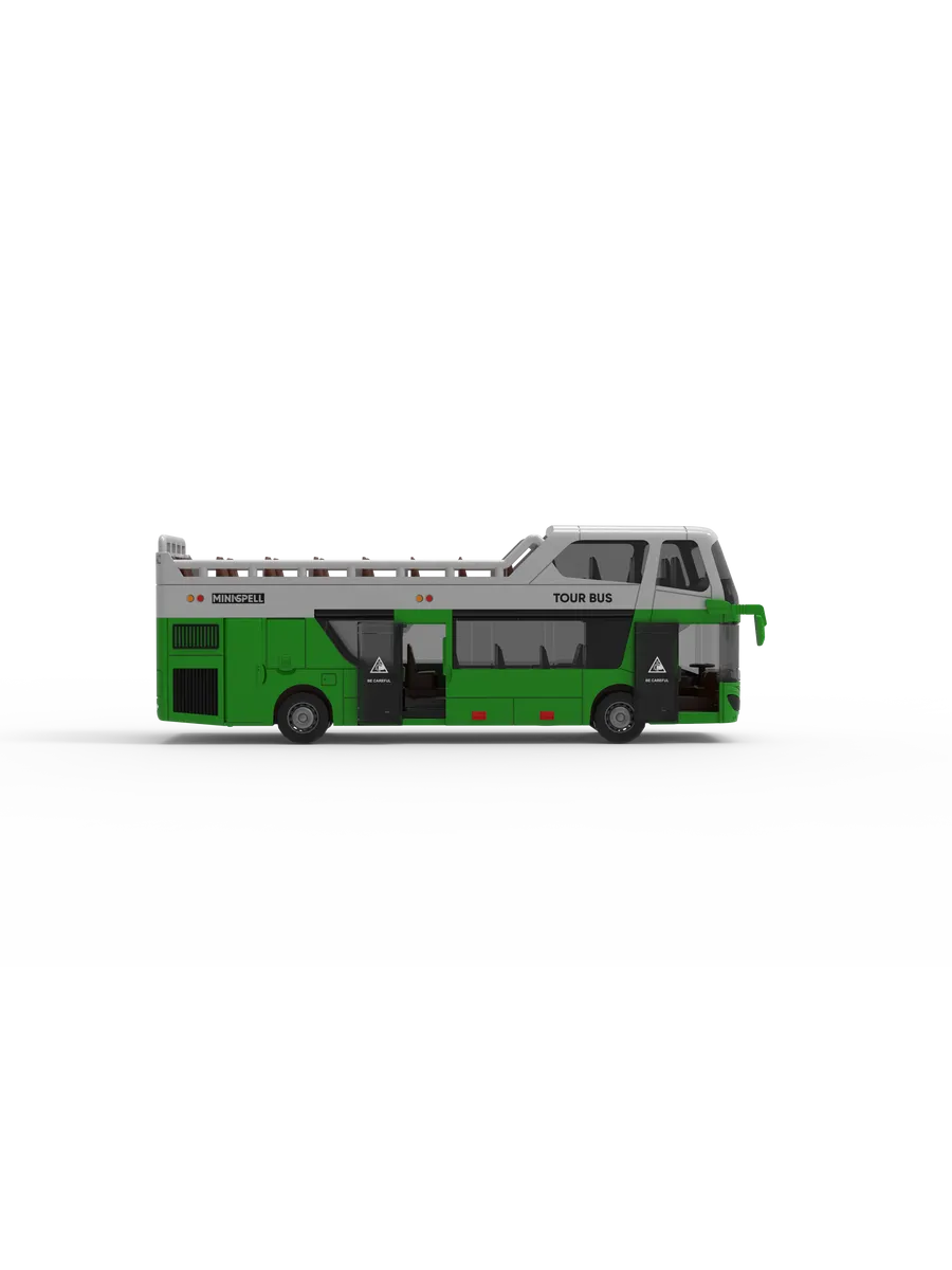 Автобус Libom Зеленый 1:32 автобус_зеленый_BT0315C - фото 7
