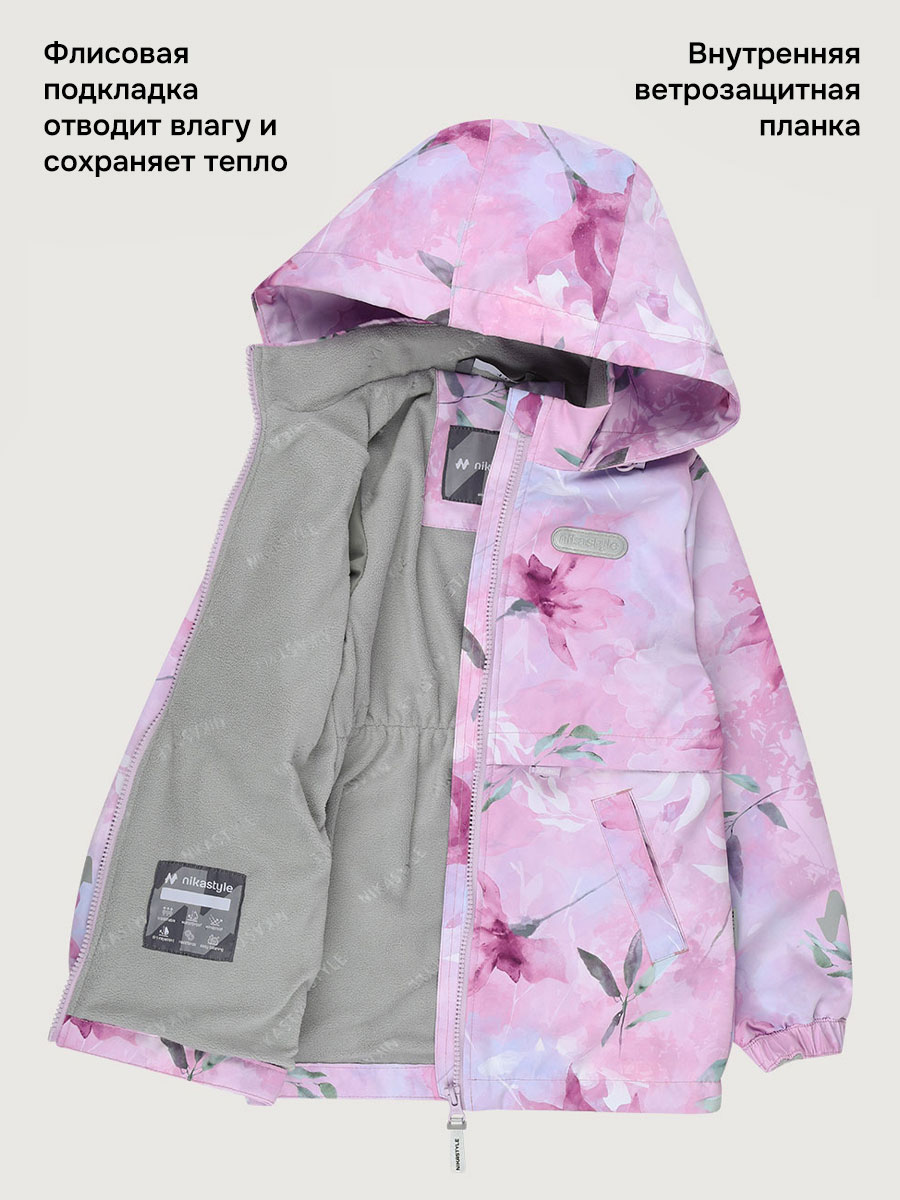 Ветровка NIKASTYLE 4л2226 розовый - фото 4