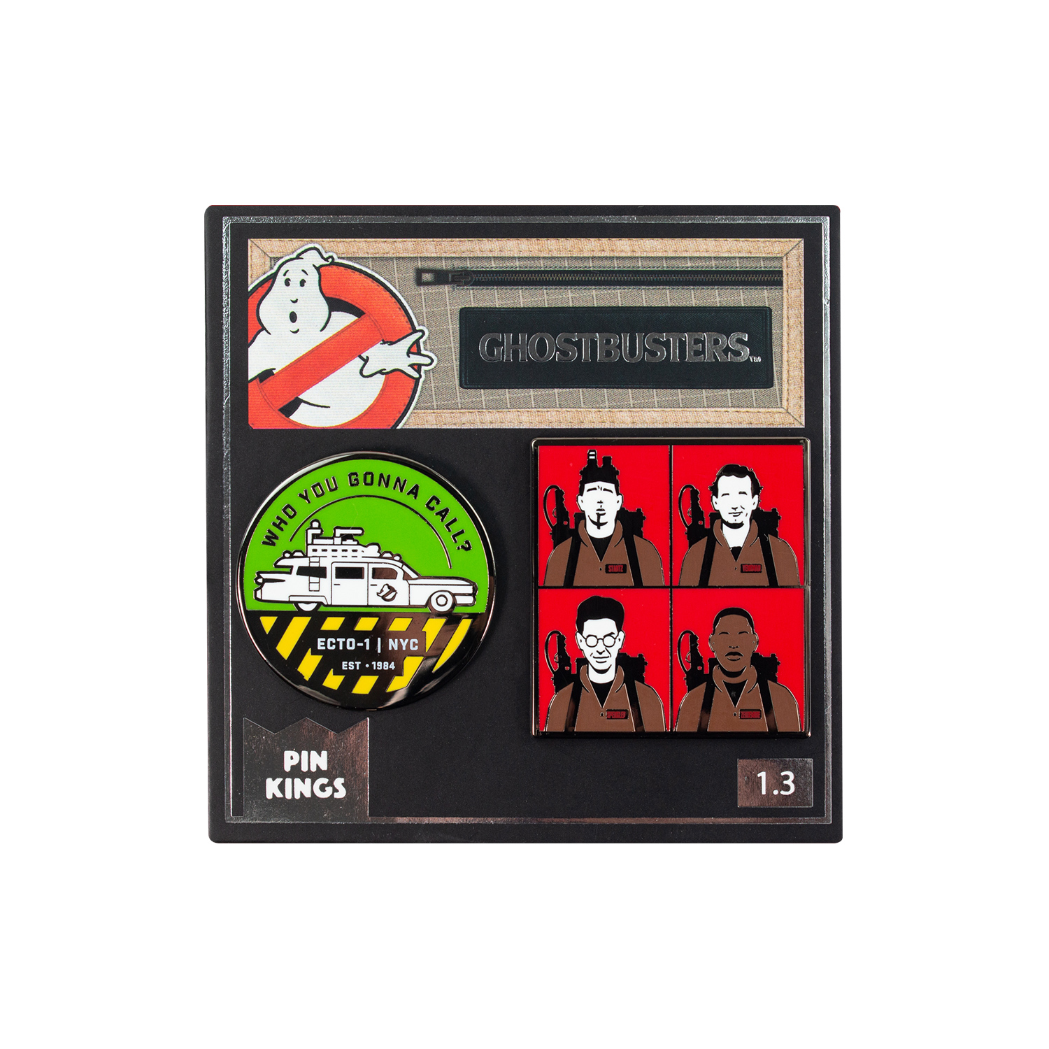 Значок GHOSTBUSTERS Охотники за привидениями 2 шт. - фото 2