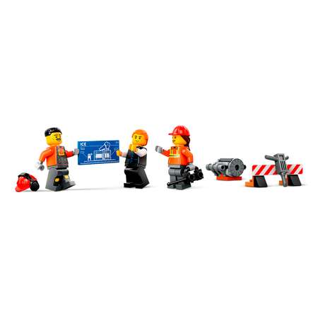 Конструктор LEGO City Строительный экскаватор блочный