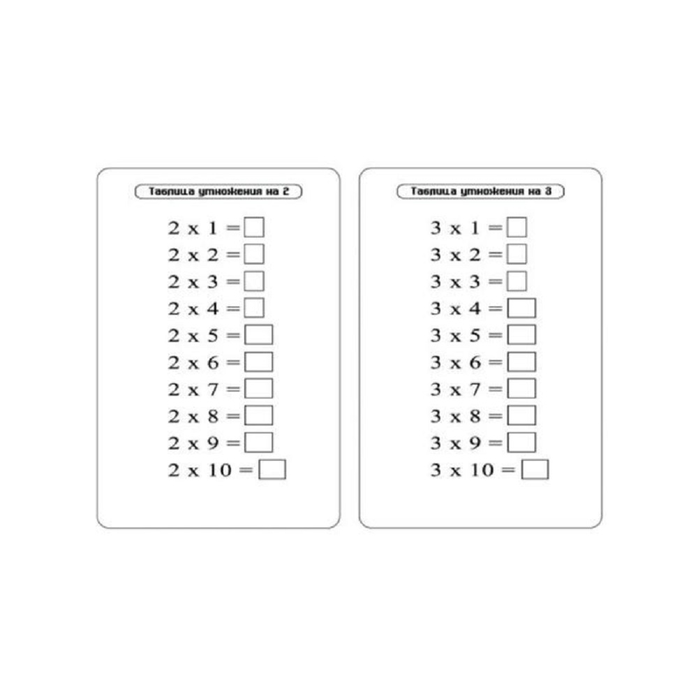 Тренажер по математике Sima-Land Таблица умножения - фото 2