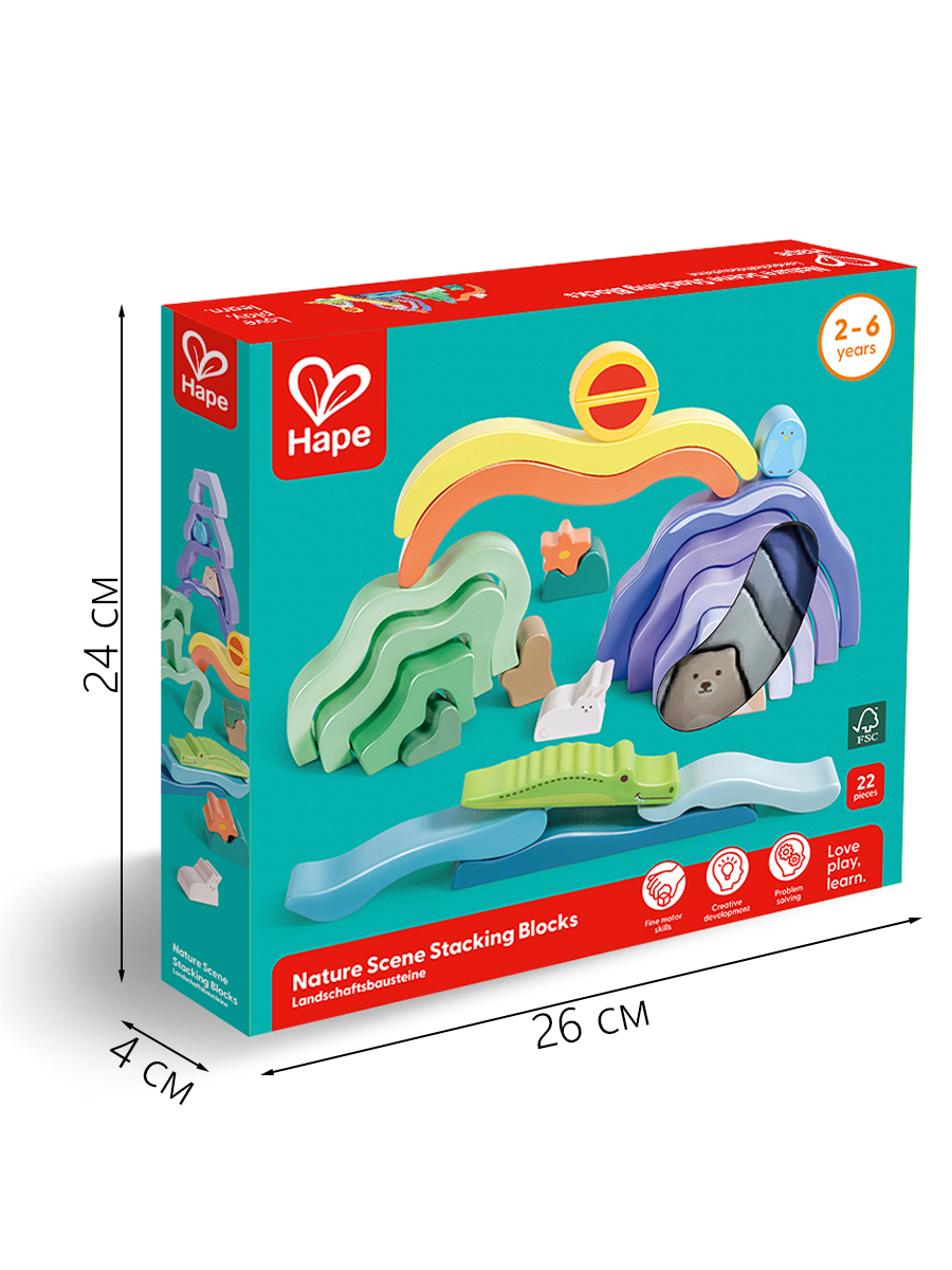Игрушка Hape пирамидка - фото 11