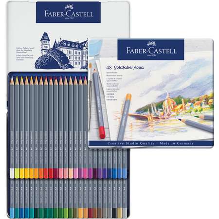 Краски акварель Faber Castell 48 цв.