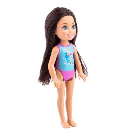 Кукла модельная Mattel Челси в купальнике с дельфином
