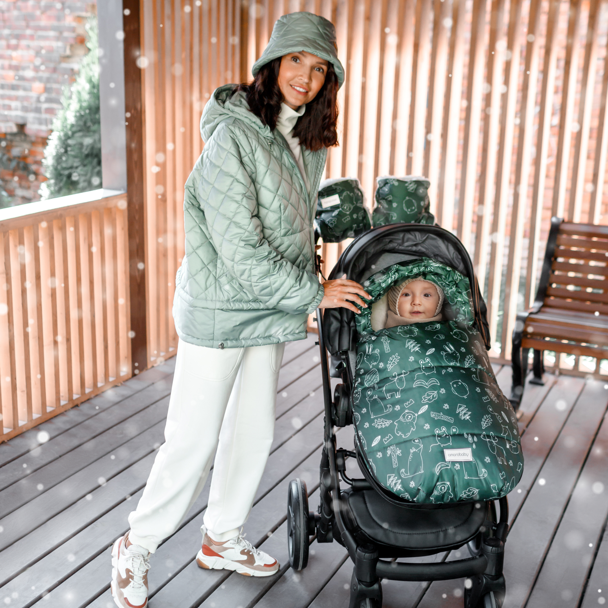 Конверт в коляску Amarobaby Snowy Baby - фото 4