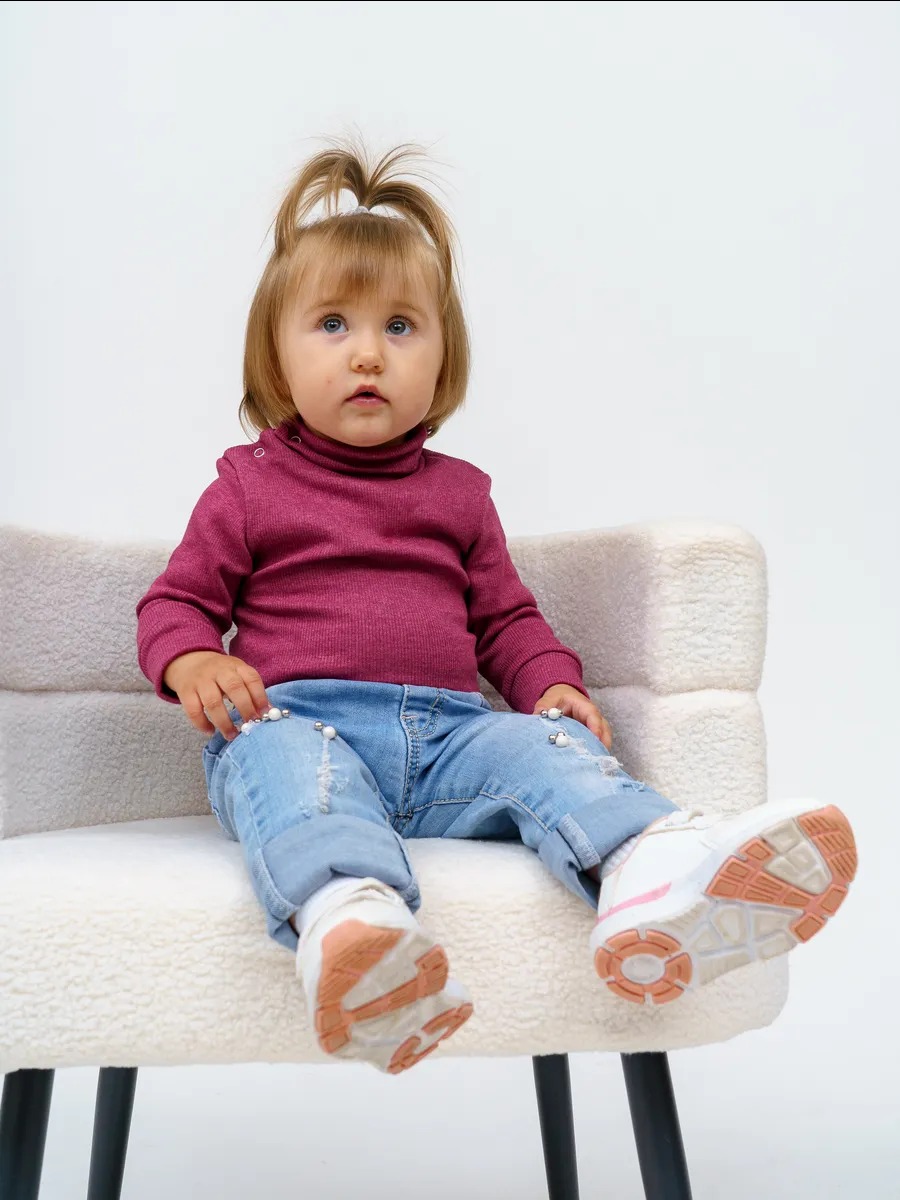 Водолазка TOTEMFOX 231КН3F/бордовый меланж - фото 13