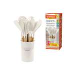 Набор кухонных принадлежностей DASWERK силиконовые с деревянными ручками 12 в 1