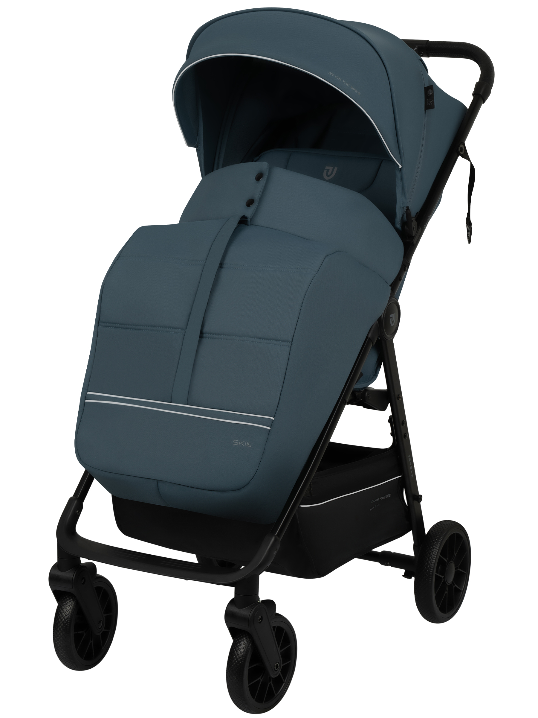 Коляска прогулочная JOVOLA Skill синий - фото 3