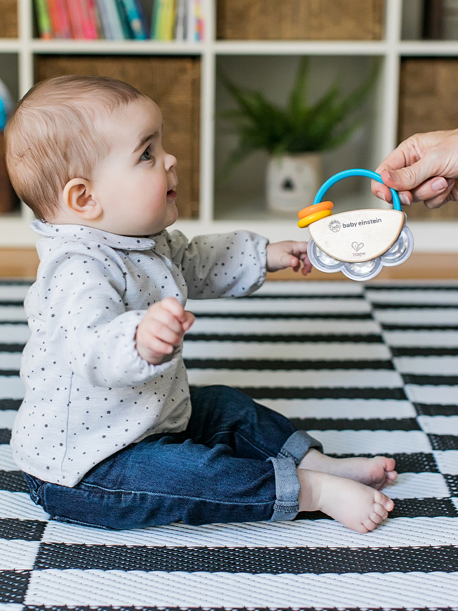 Игрушка музыкальная Hape бубен - фото 5