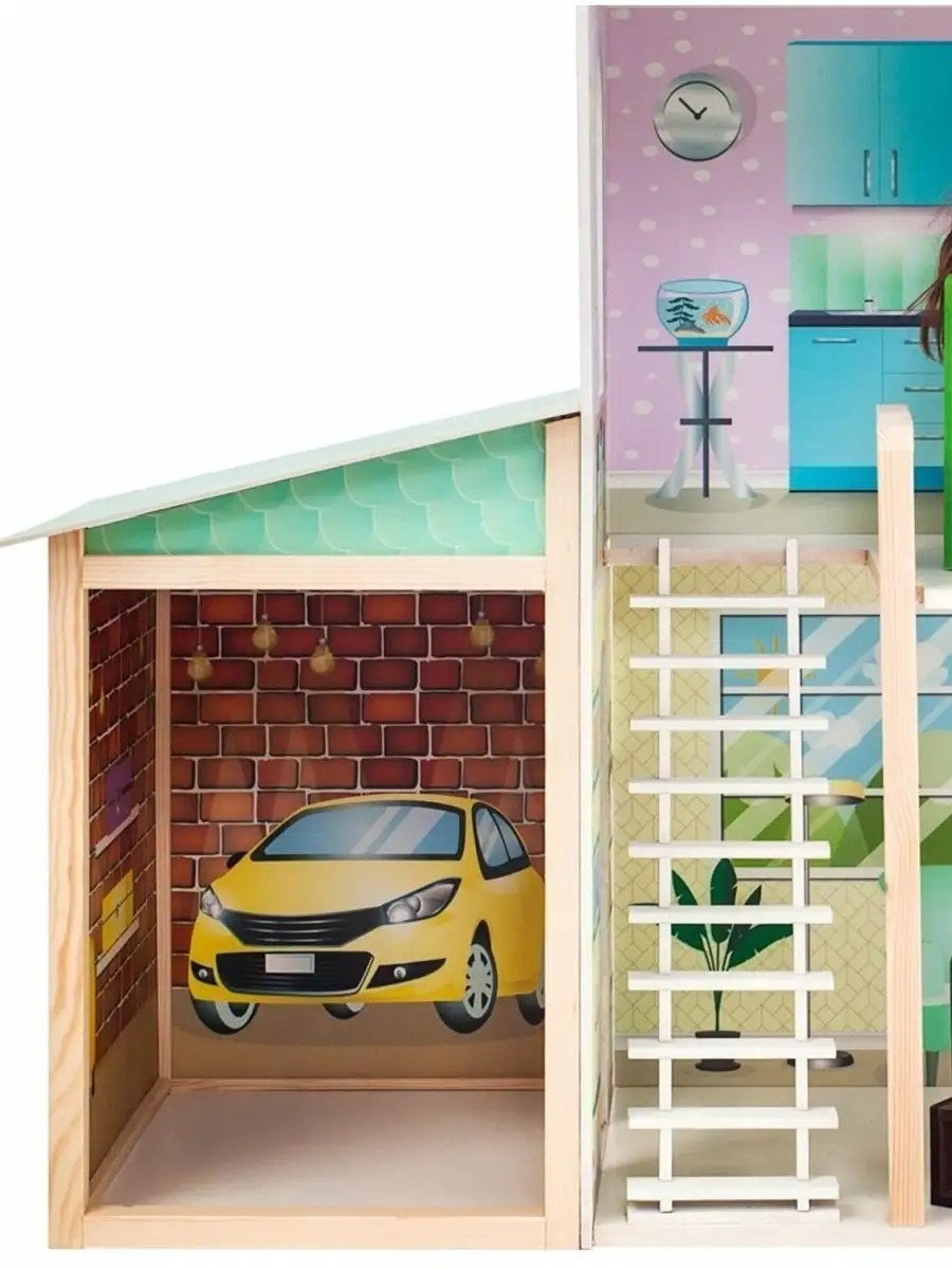 Домик для кукол PAREMO 118 см с мебелью PD318-13 - фото 14