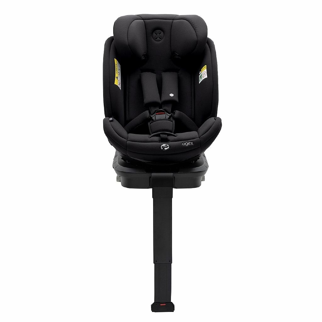 Автокресло agex Comfort i-Fix 360 Isofix 0+/1/2/3 (0-36 кг) черный - фото 1