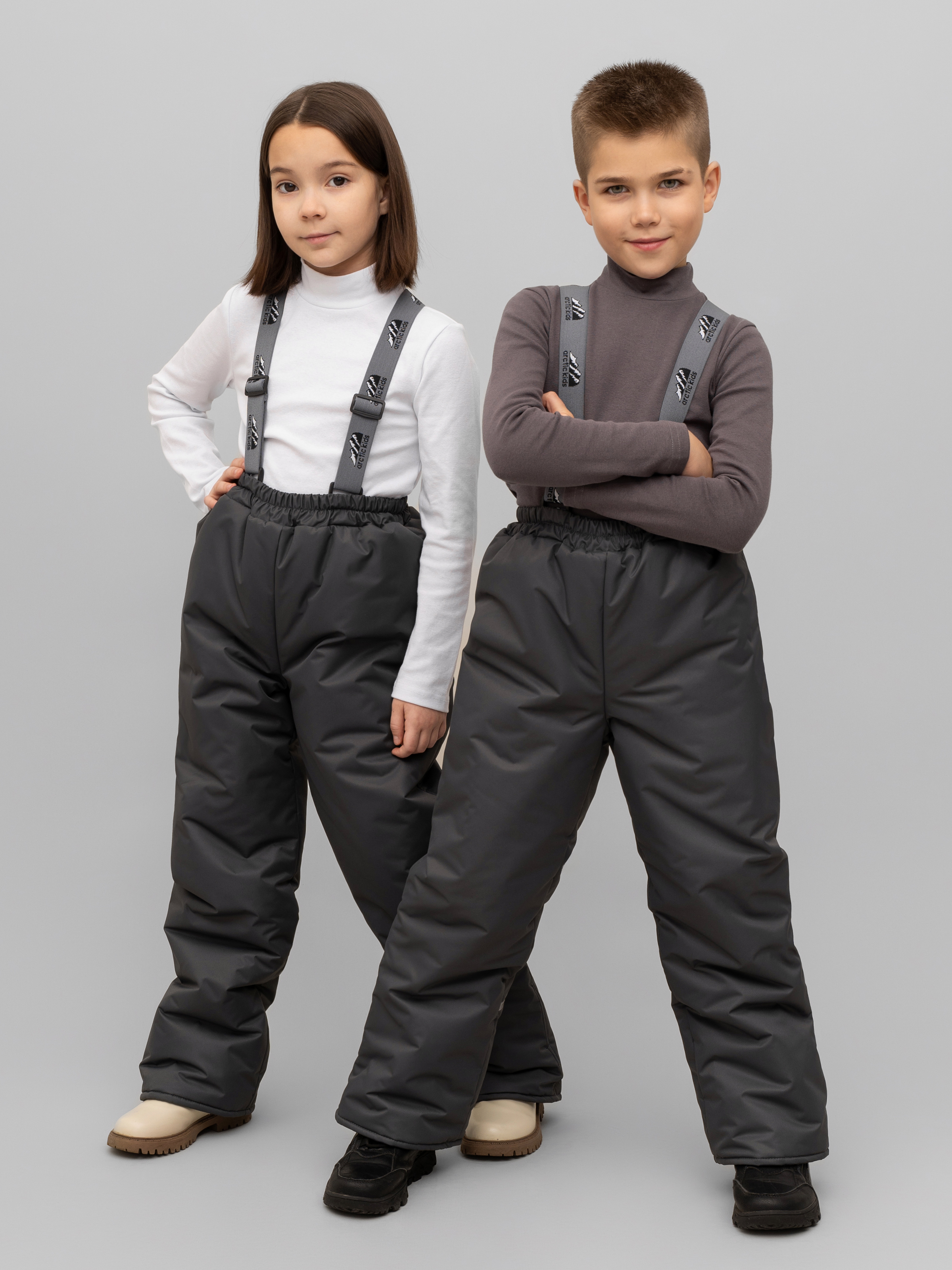 Брюки Arctic kids 10-031/1 серый - фото 2