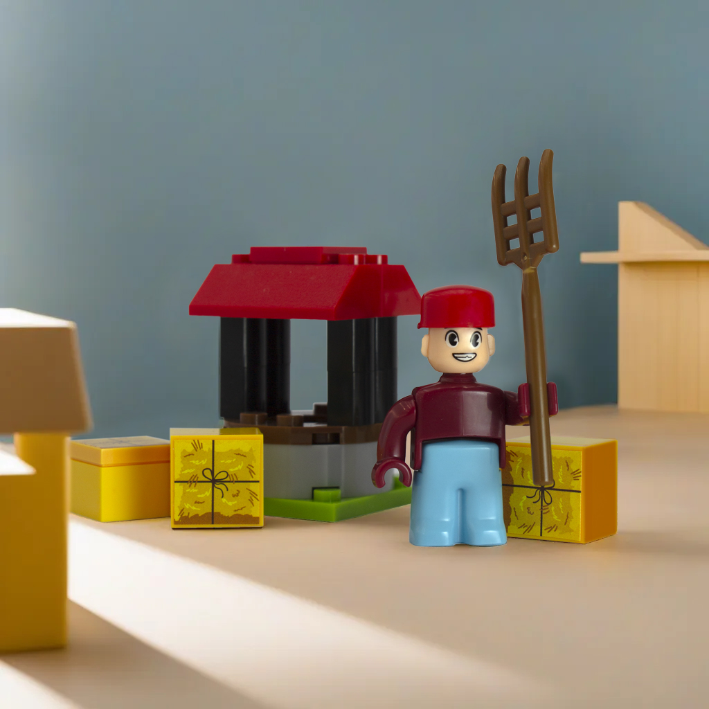 Конструктор kids bricks Ферма 367 дет. - фото 5