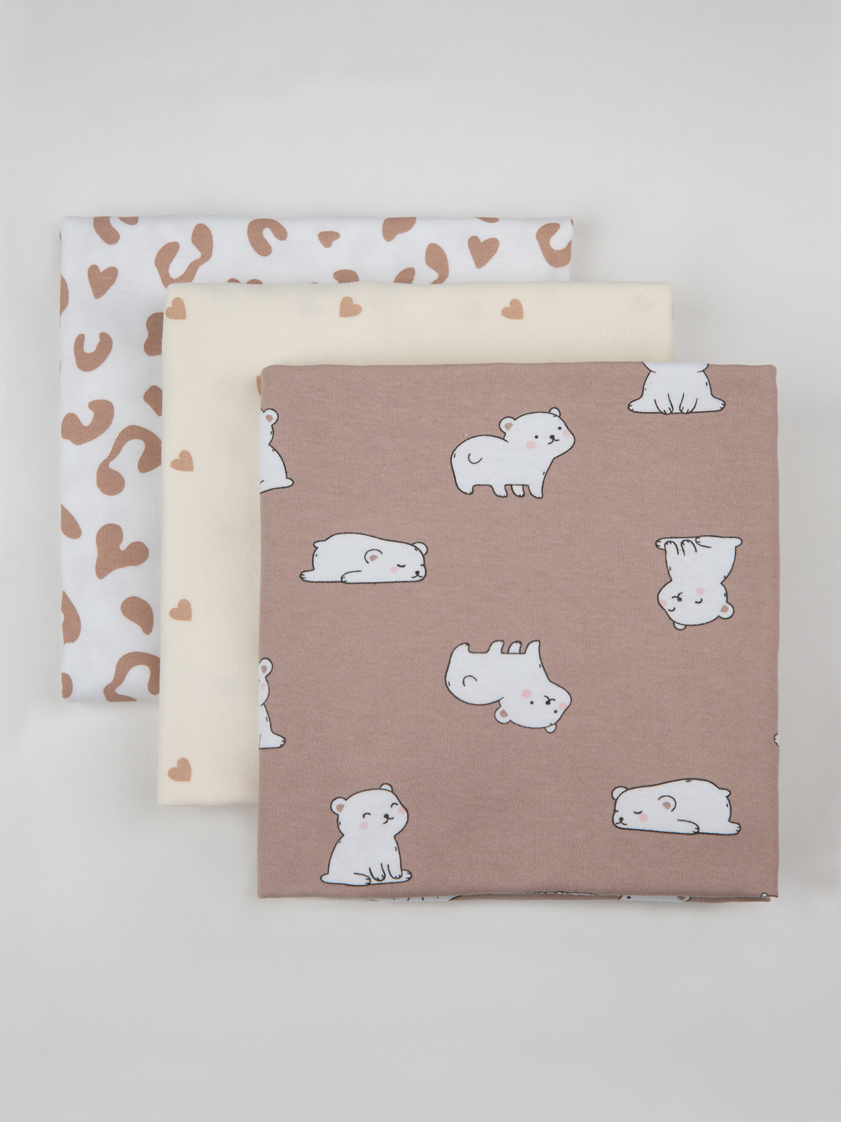 Пелёнка inlovery трикотаж 85х100 см 3 шт. - фото 8