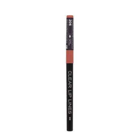 Карандаш механический для губ Parisa Cosmetics тон 206 Коричневый