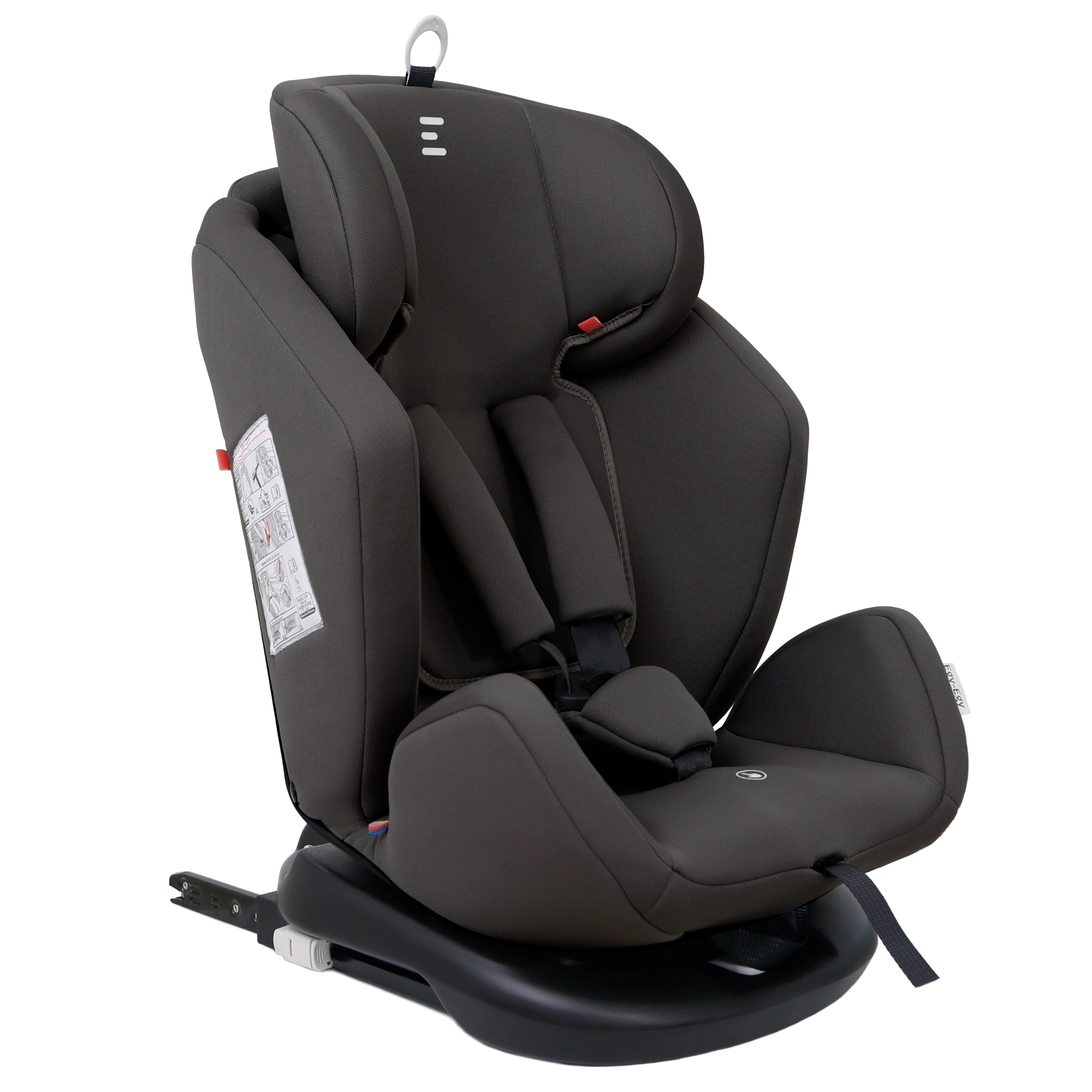 Автокресло Еду-Еду Isofix 0+/1/2/3 (0-36 кг) серый - фото 8