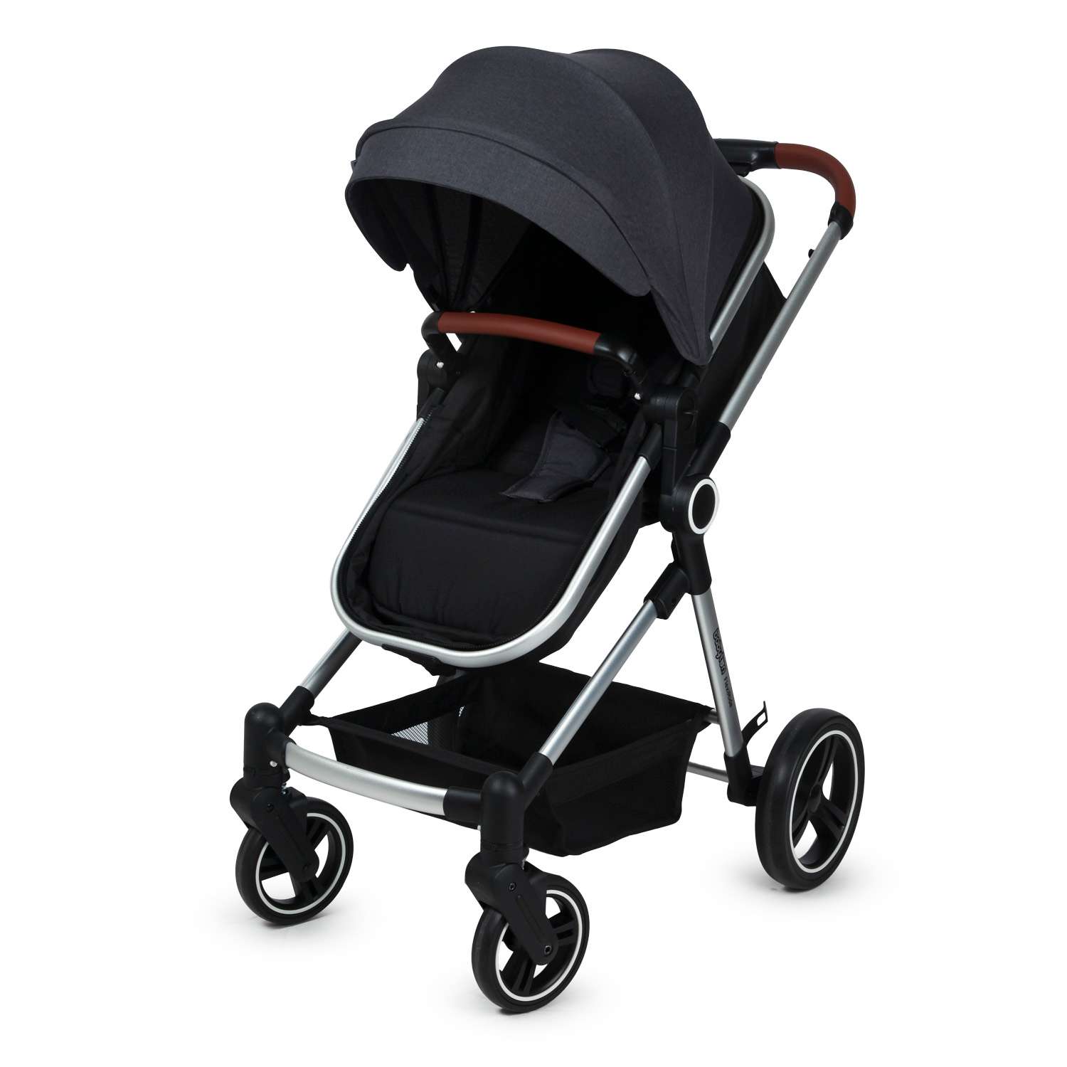 Коляска 3в1 Babyton Flexi Ride Black-Grey - фото 22