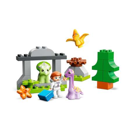 Конструктор LEGO DUPLO Питомник для динозавров блочный