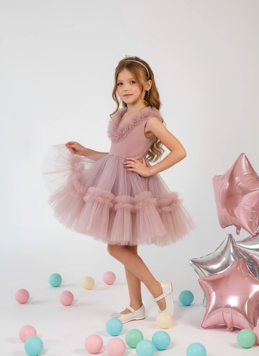 Платье ELLIE by Rina Kutz ПЛ-0925/пудровый - фото 1