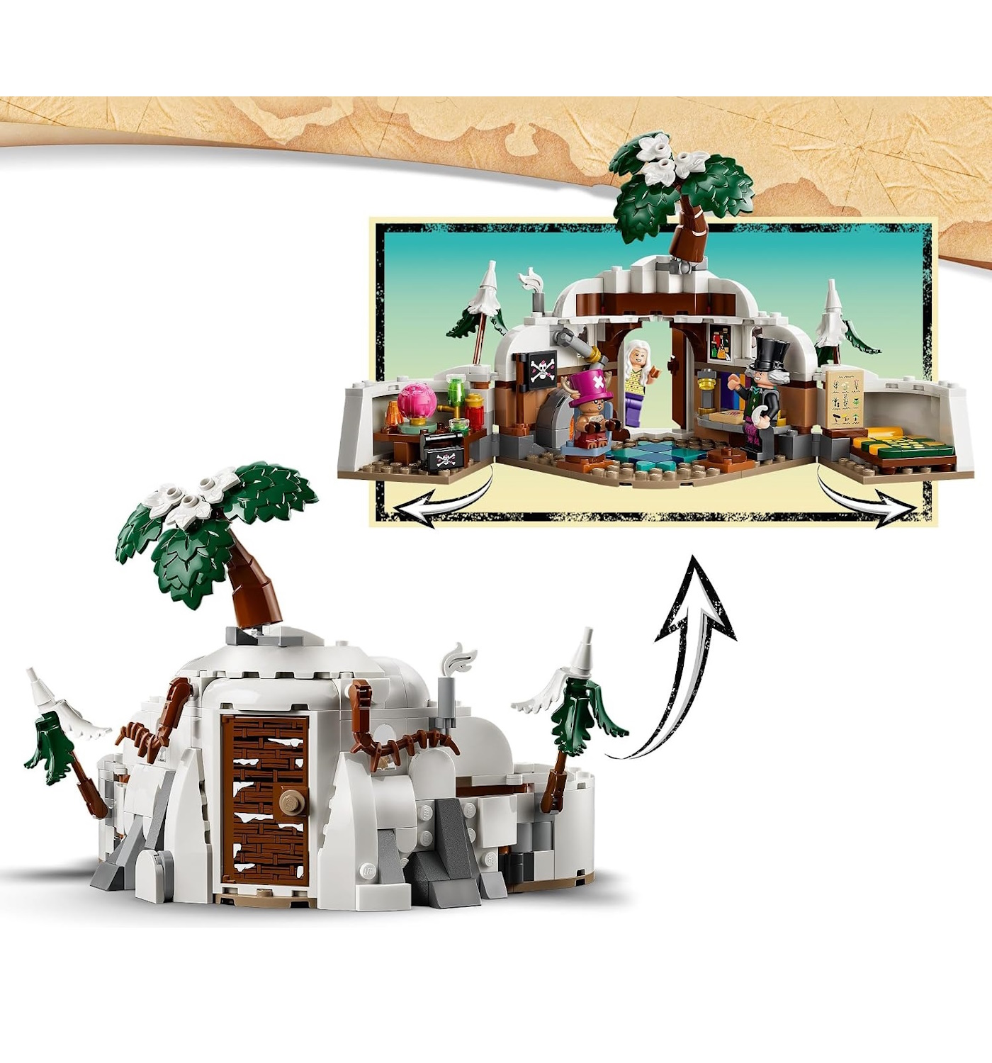 Конструктор LEGO One Piece Убежище доктор Хирилука 271 дет. - фото 2