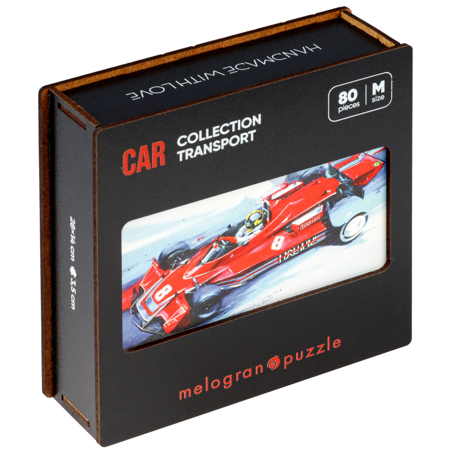 Пазл 1TOY Гоночный автомобиль деревянный - фото 5