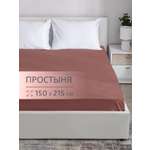 Простыня BRAVO поплин терракот 150 x 215 см 1 шт.