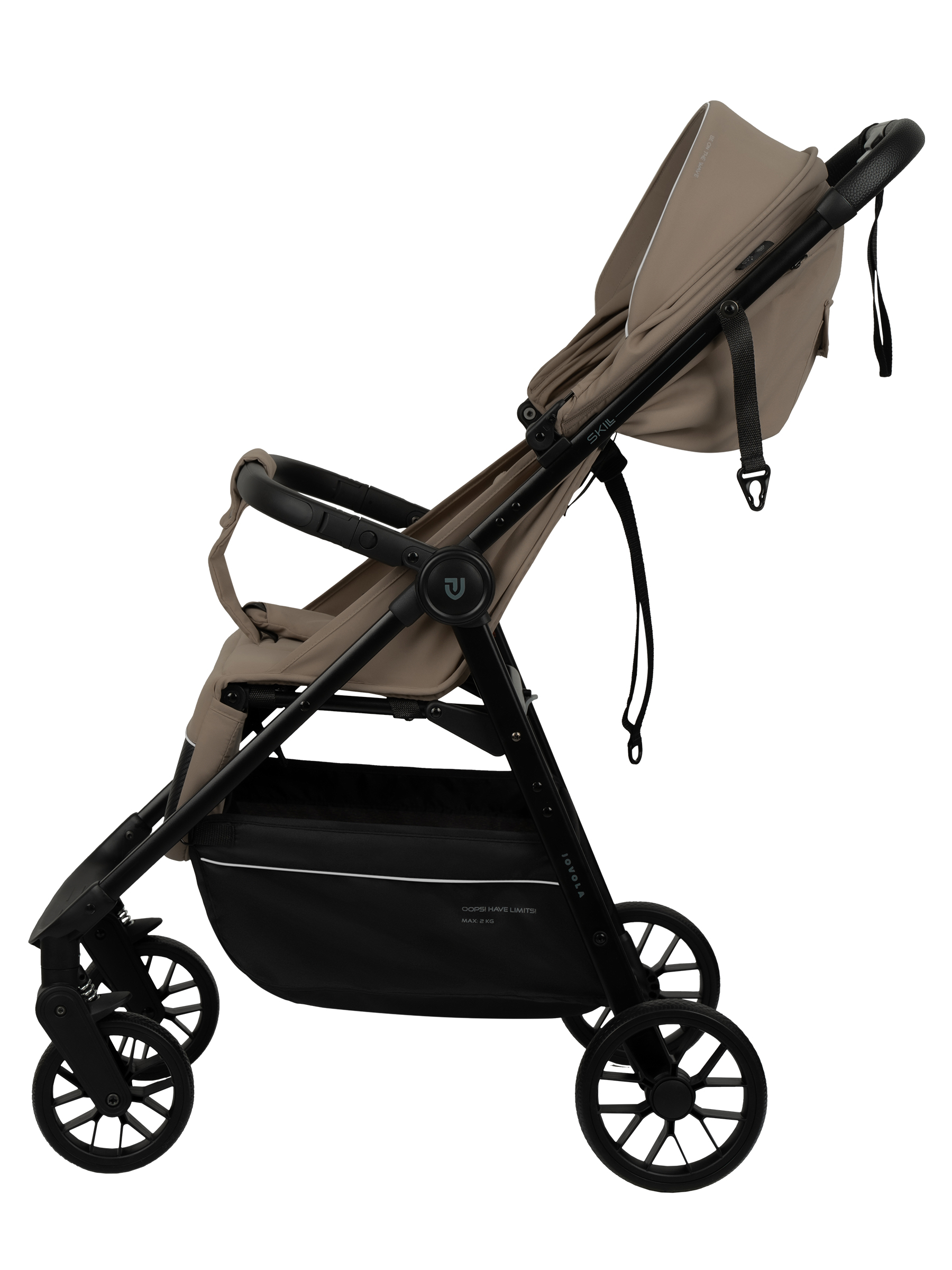 Коляска прогулочная JOVOLA Skill бежевый - фото 16