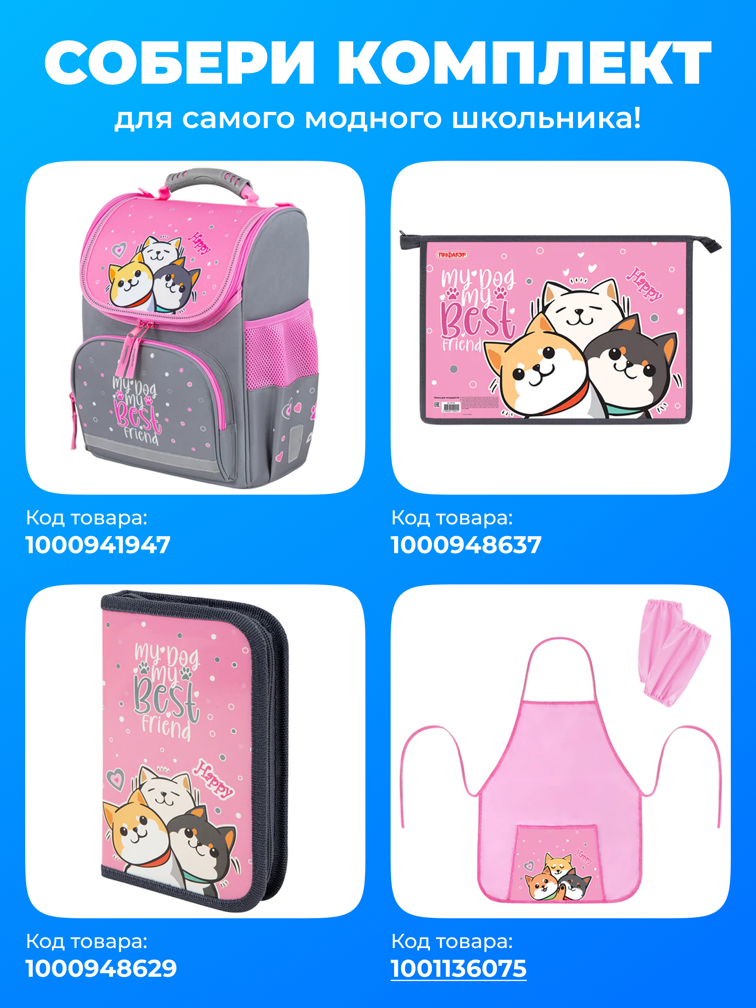 Папка для тетрадей Пифагор А4 - фото 2