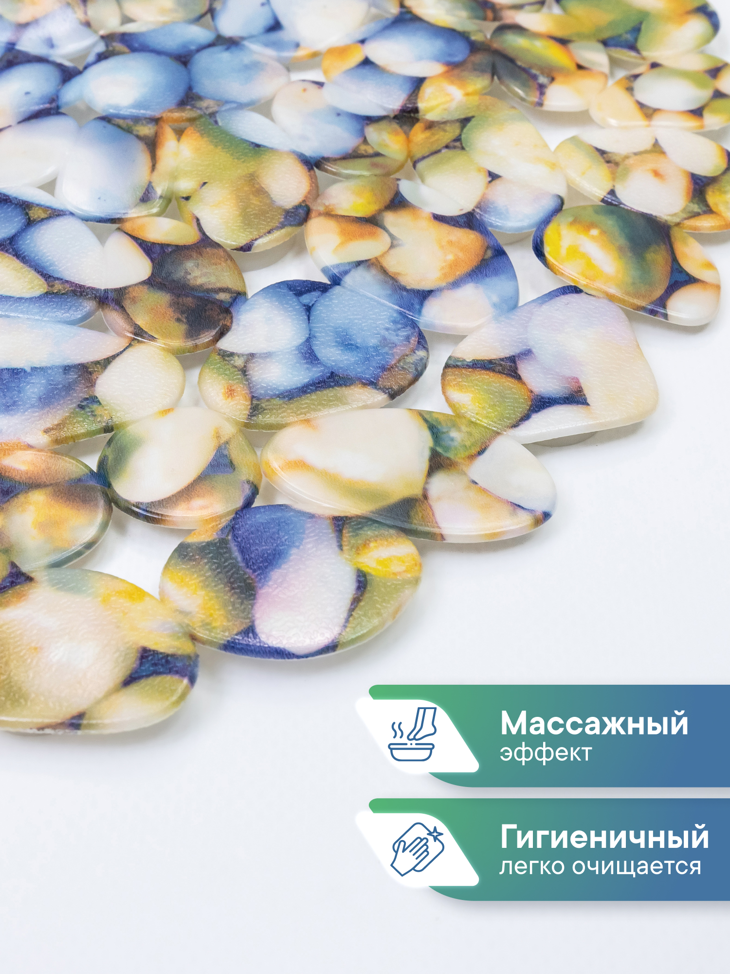 Коврик для ванной VILINA камни 38 x 69 см - фото 4