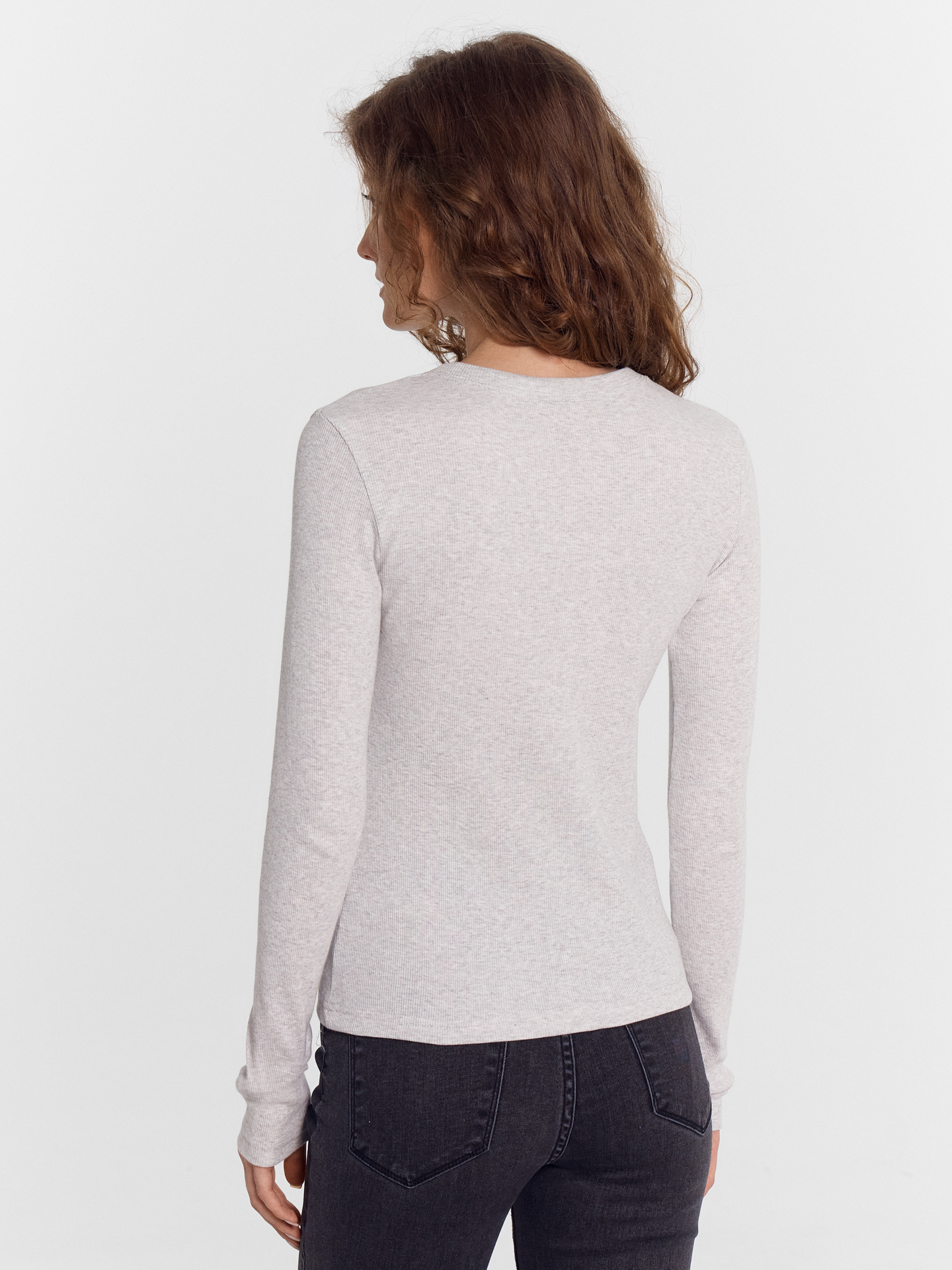 Лонгслив Mark Formelle (Марк Формэль) 122986/серый меланж 4306-А - фото 2