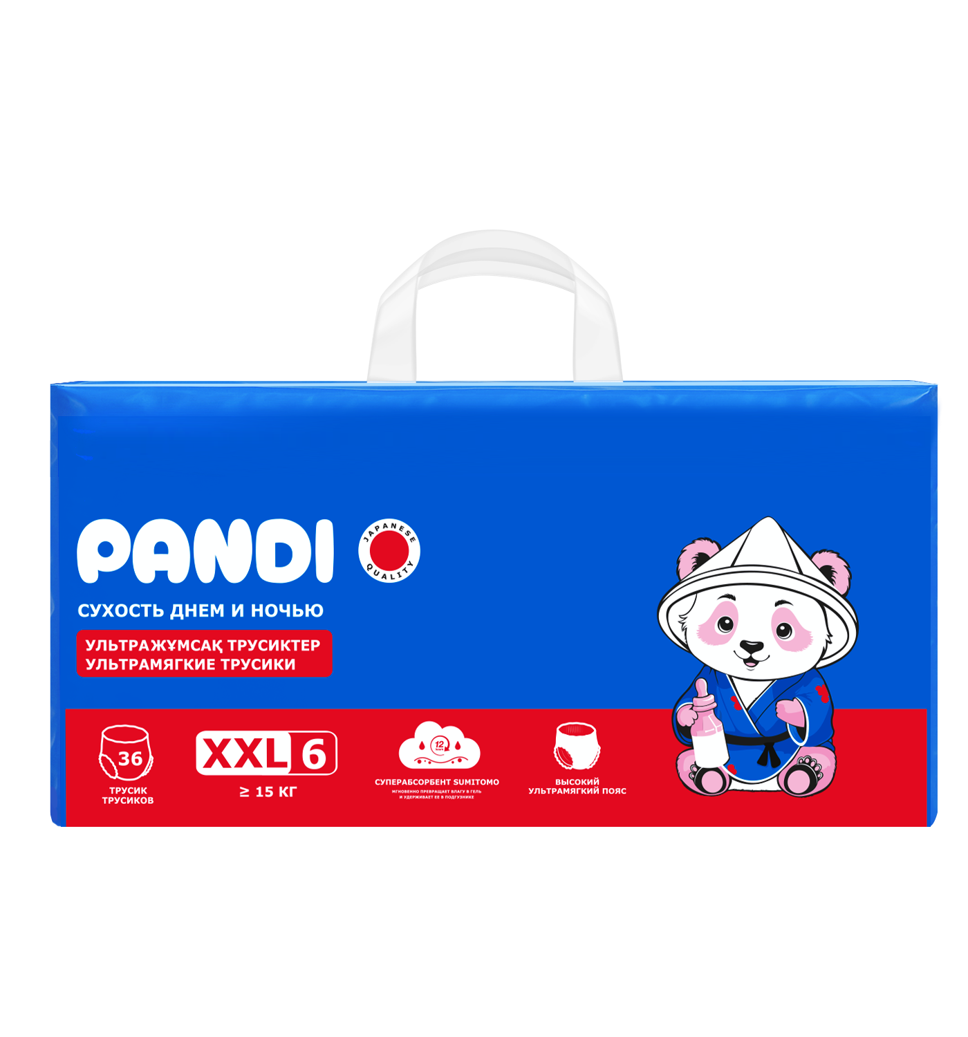 Трусики PANDI XXL (> 15 кг) 36 шт. - фото 1