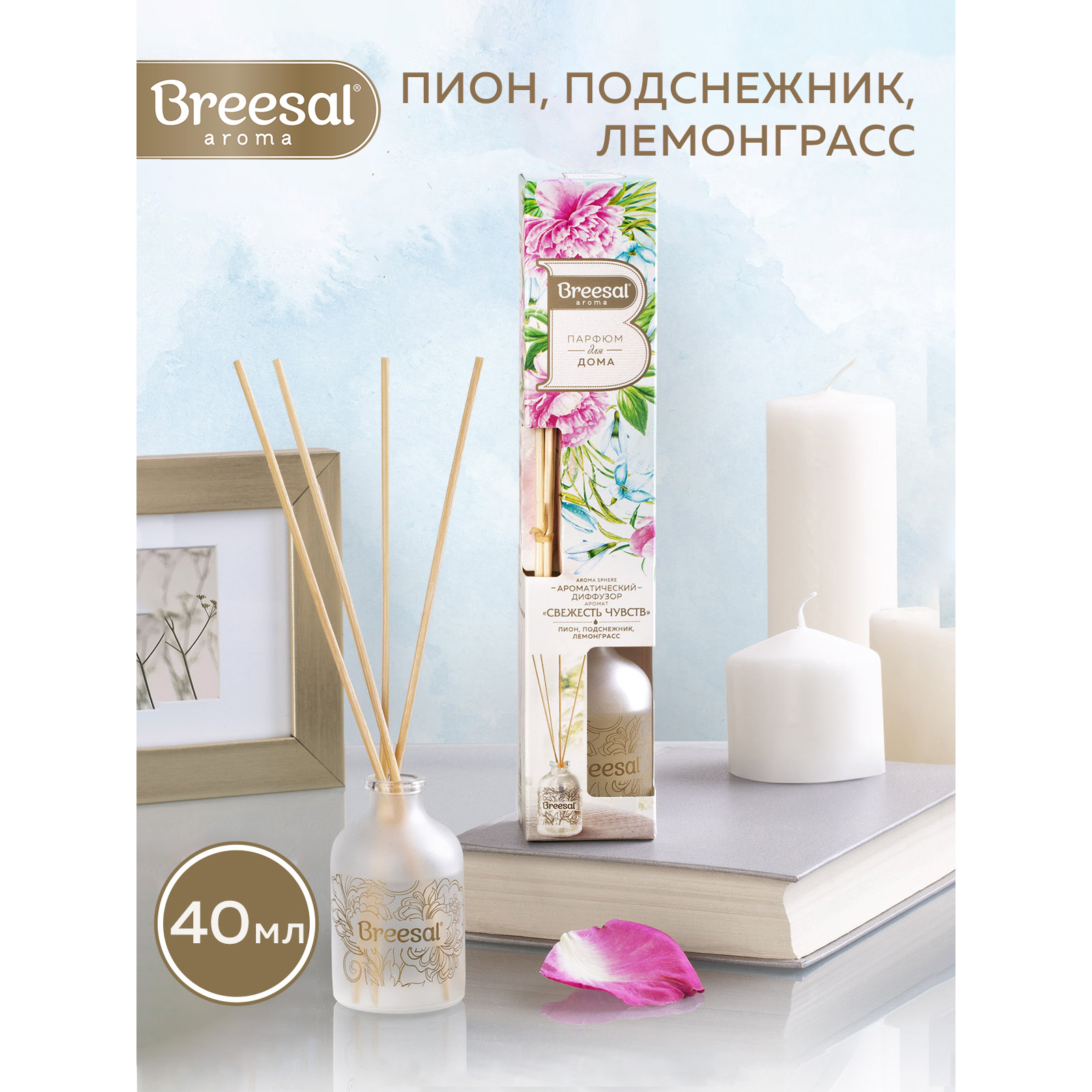 Ароматический диффузор Breesal Aromа Sphere Свежесть чувств 40 мл - фото 3