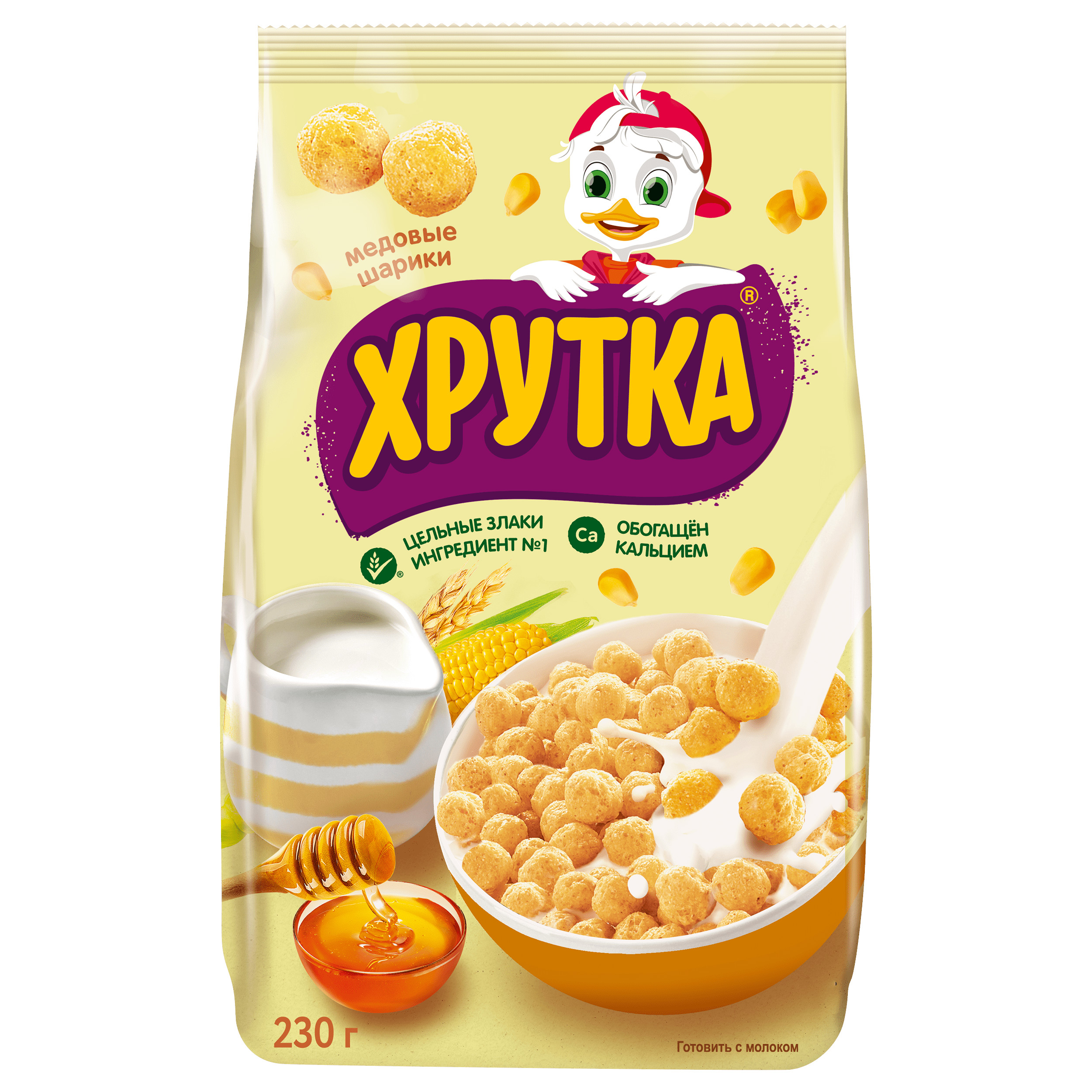 Воздушные снеки Nestle Медовые шарики 230 г - фото 1