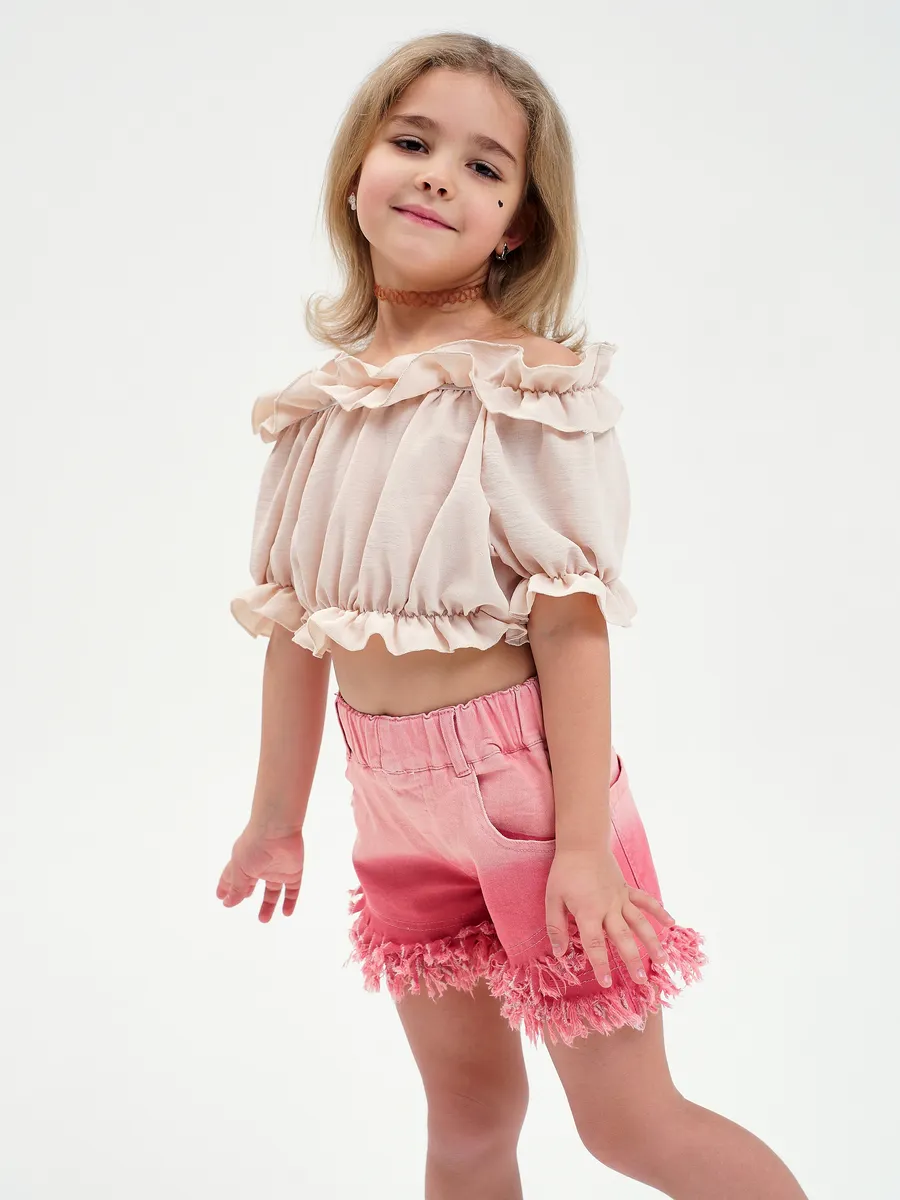 Топ RuStyle Топ-рюшк-однот-беж - фото 10